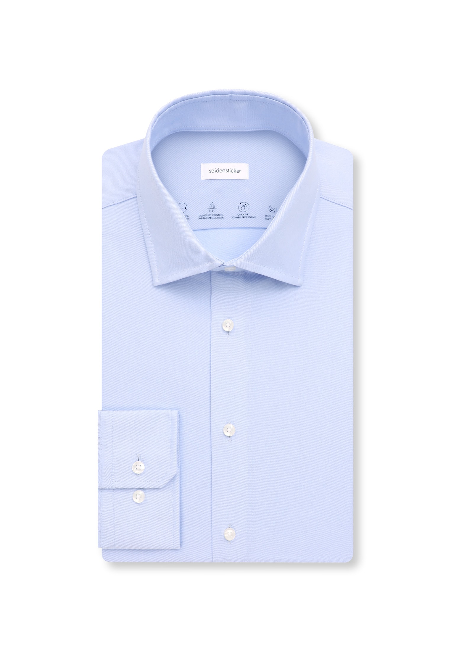 seidensticker Businesshemd »Schwarze Rose« Slim 1/1 Kentkragen Uni