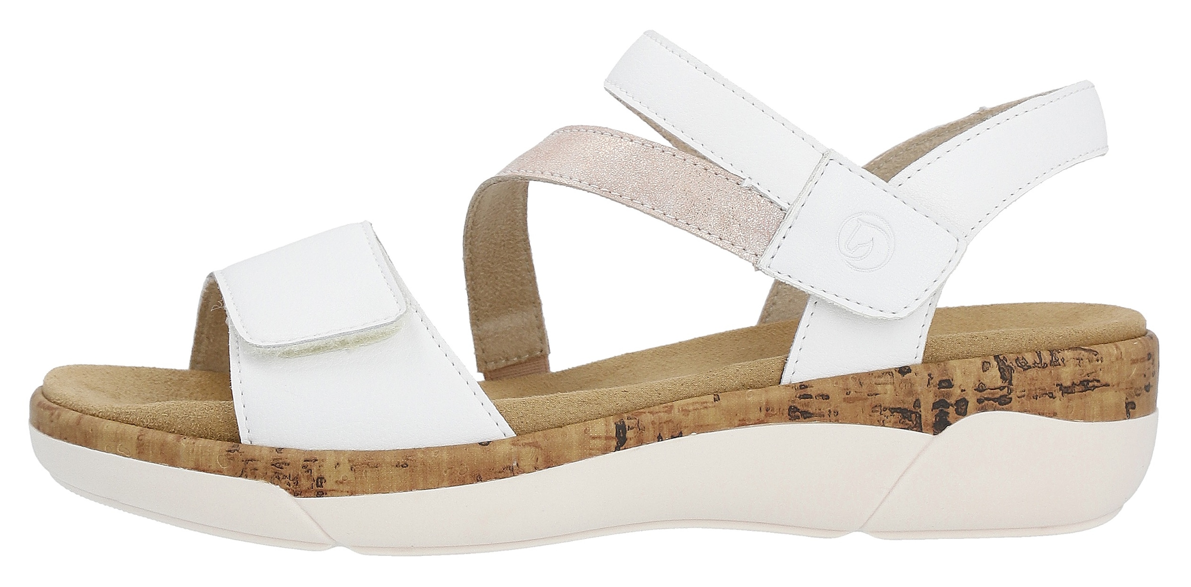 Remonte Keilsandalette  , Sommerschuh, Klettschuh, Riemchensandale mit Softfussbett