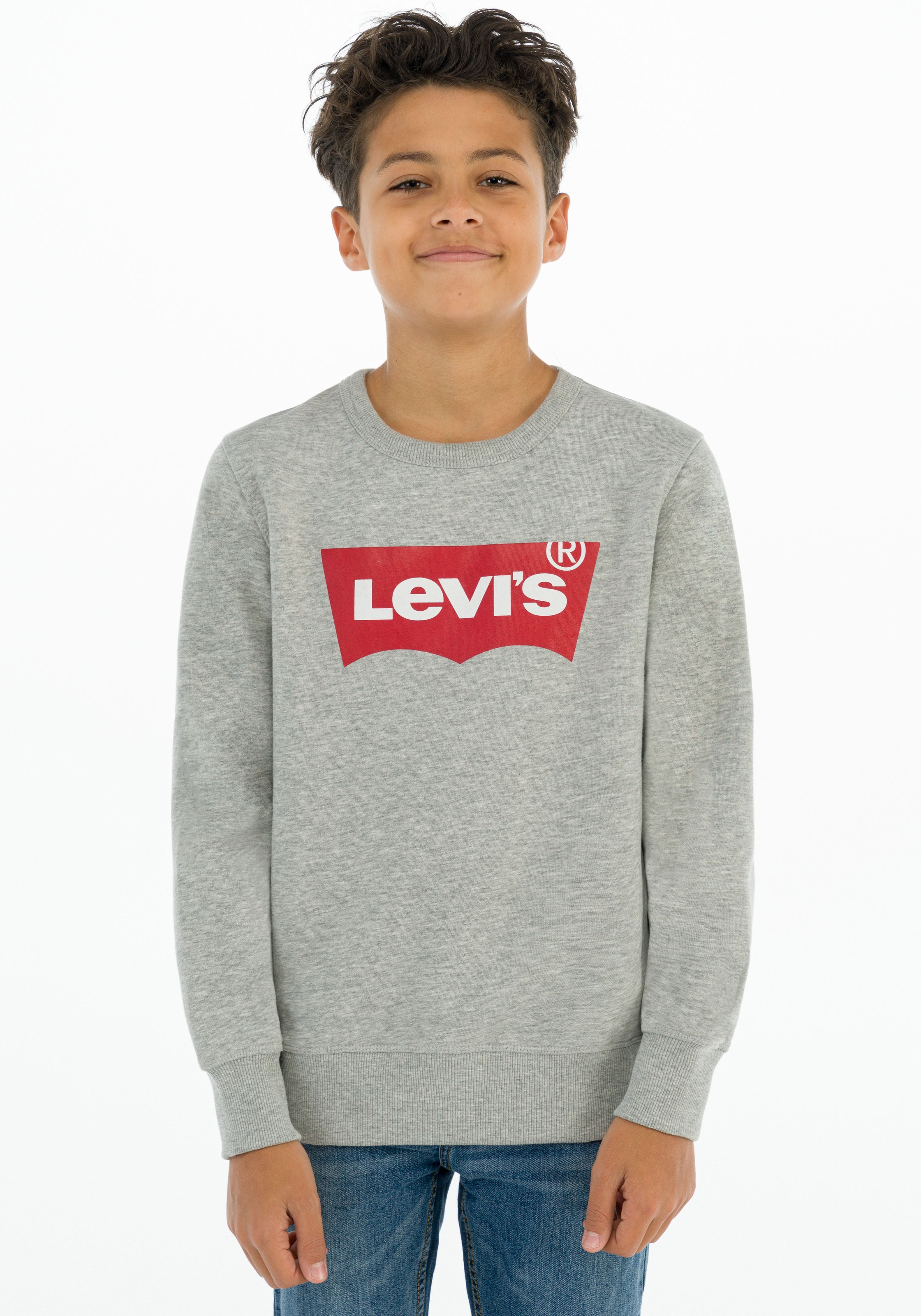 Levi's® Kids Sweatshirt »LVB LVB FRENCH TERRY BATWING«, mit grossem Logo
