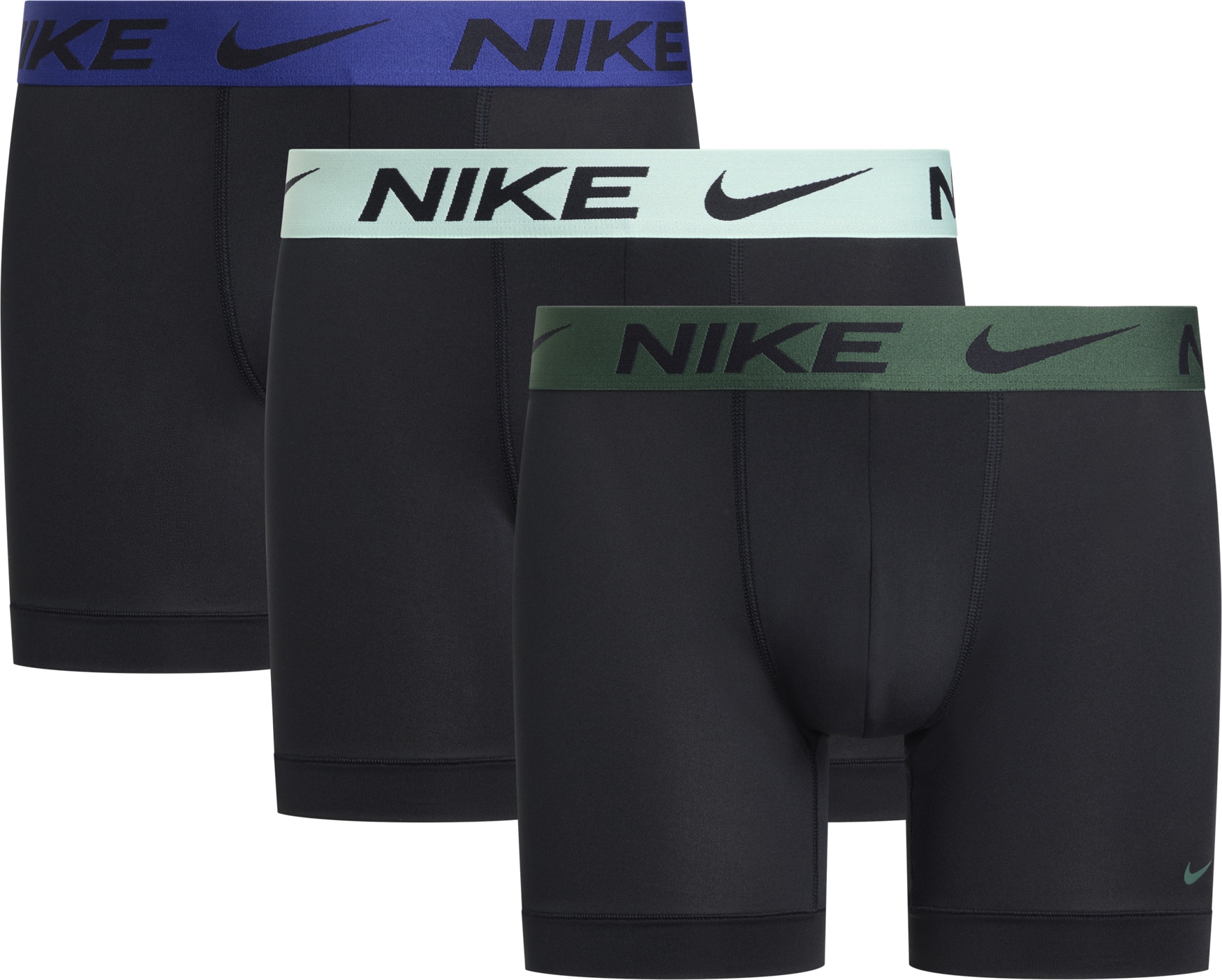 NIKE Underwear Boxer »BOXER BRIEF 3PK« Packung, 3er, 3 cuis mit NIKE Logo-Elastikbund
