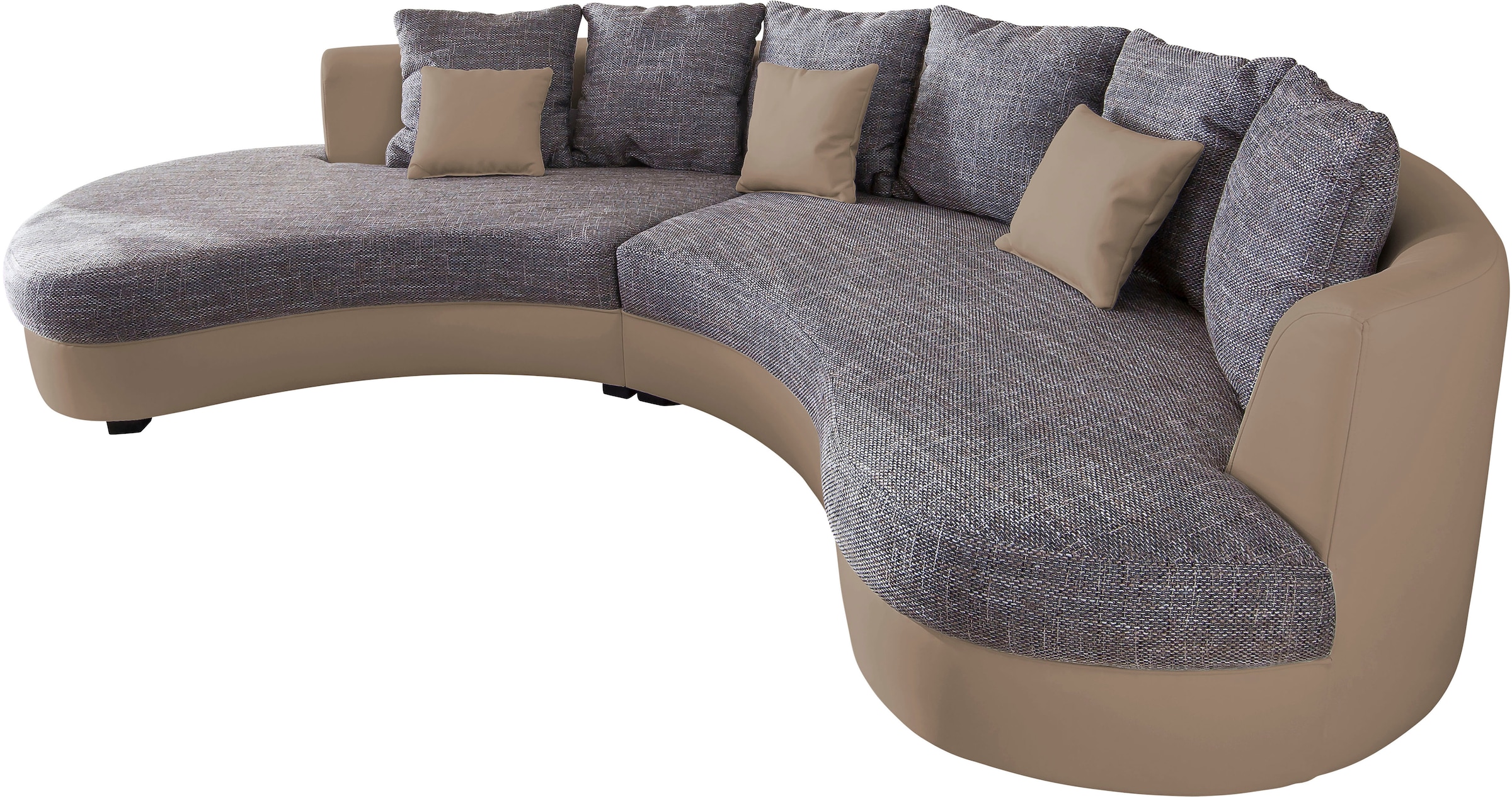 Home affaire Ecksofa »Lazio modern und bequem, schmale Armlehnen, tolle Detailverarbeitung« ergonomische Form