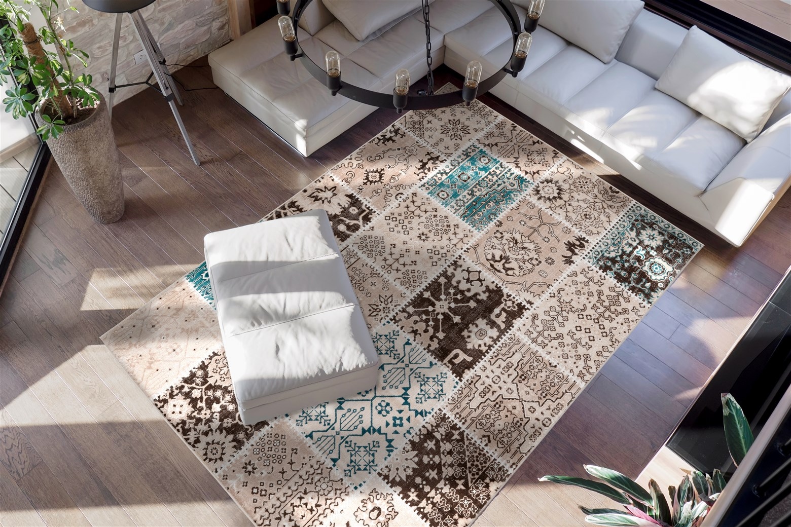 me gusta Teppich »Ariya 425« rechteckig 6 mm Höhe Flachflor, gekettelt, Wohnzimmer