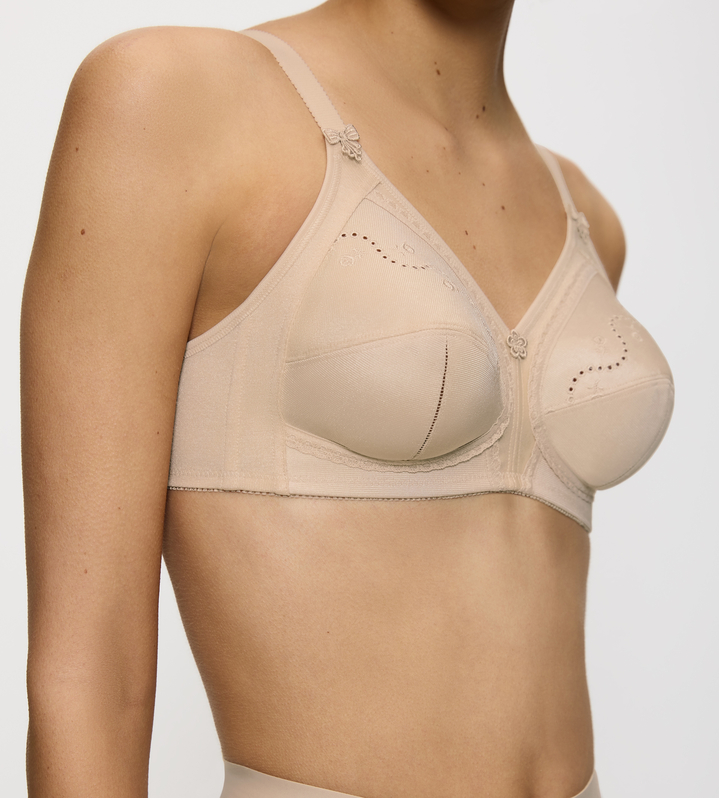Triumph Soutien-gorge sans armatures »Doreen + Cotton 01 N« mit zarter Lochstickerei