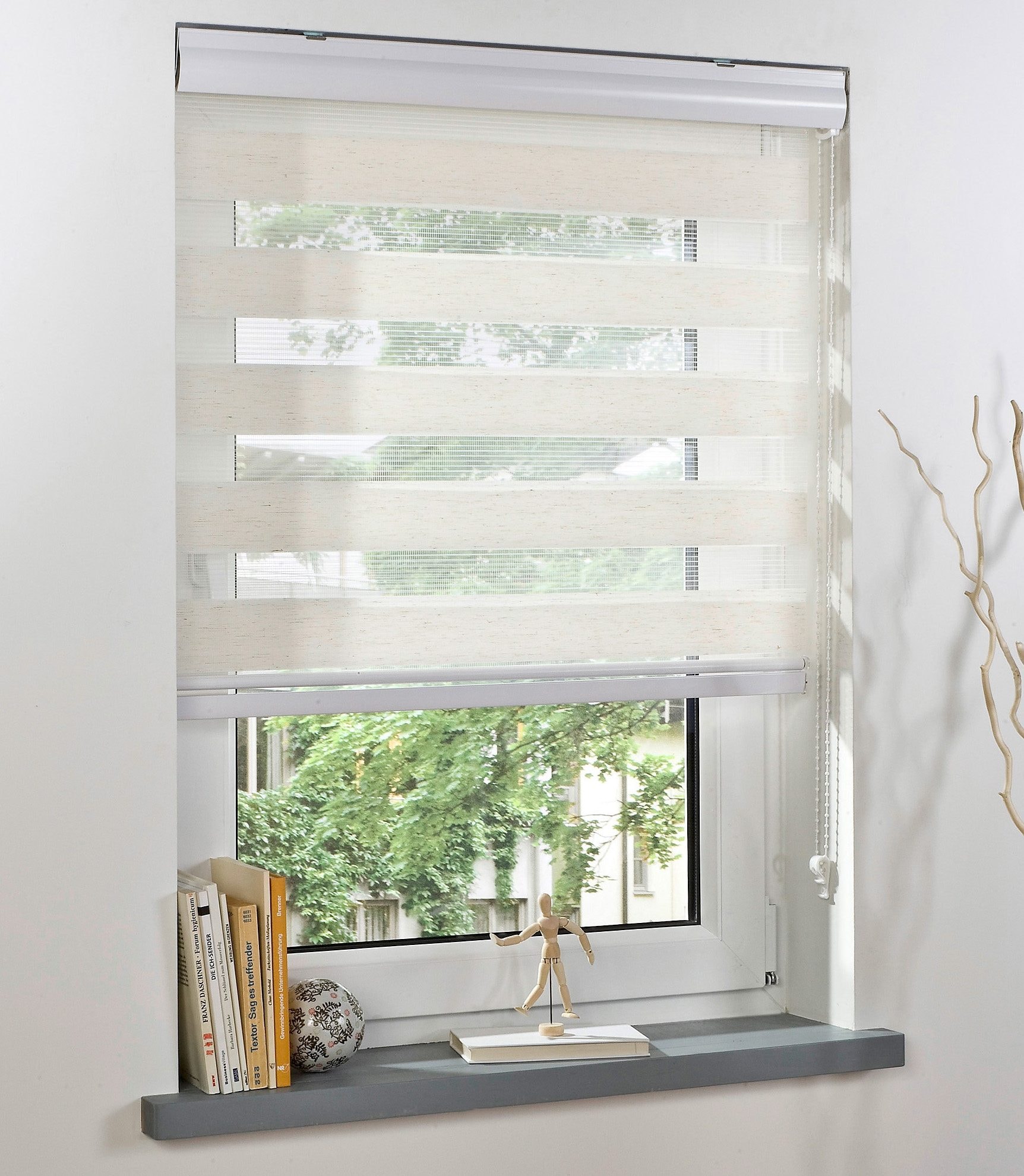 Liedeco Doppelrollo »Duo-Rollo mit Blende« Lichtschutz