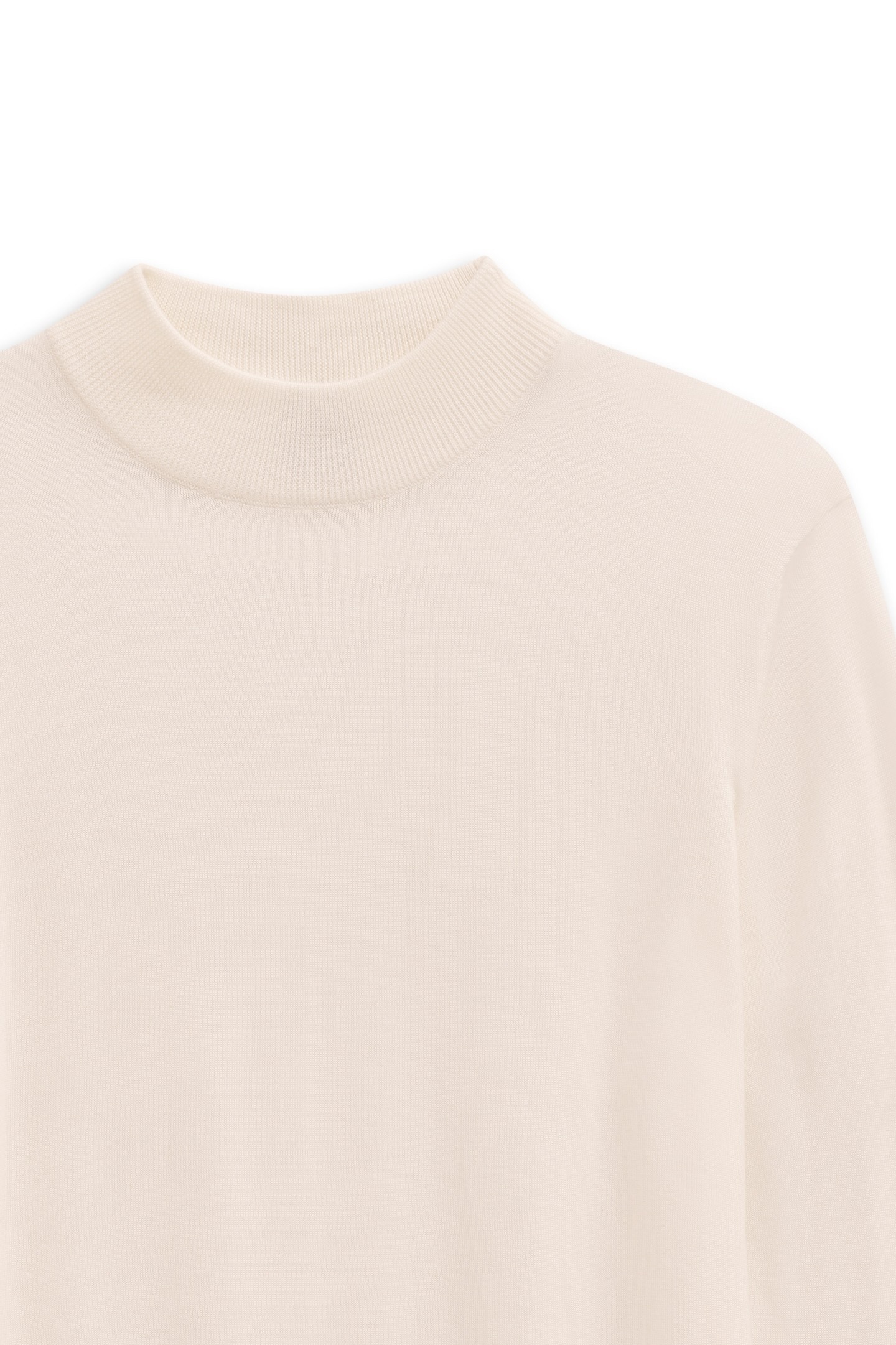 bugatti Pull à col roulé »Regular Fit« aus Merino-Wolle-Seide-Mix