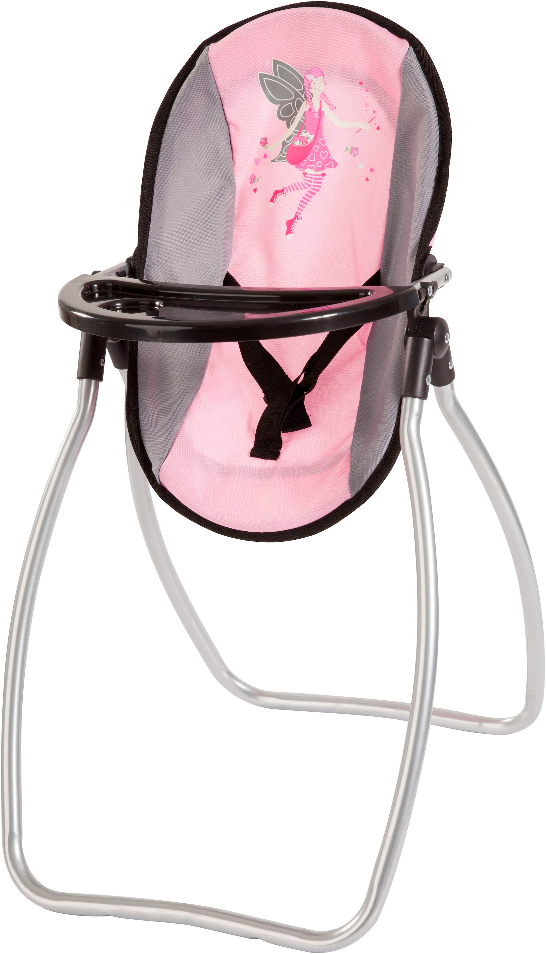 Bayer Set d'accessoires de poupées »Vario rosa/grau« mit multifunktionalem Sitz