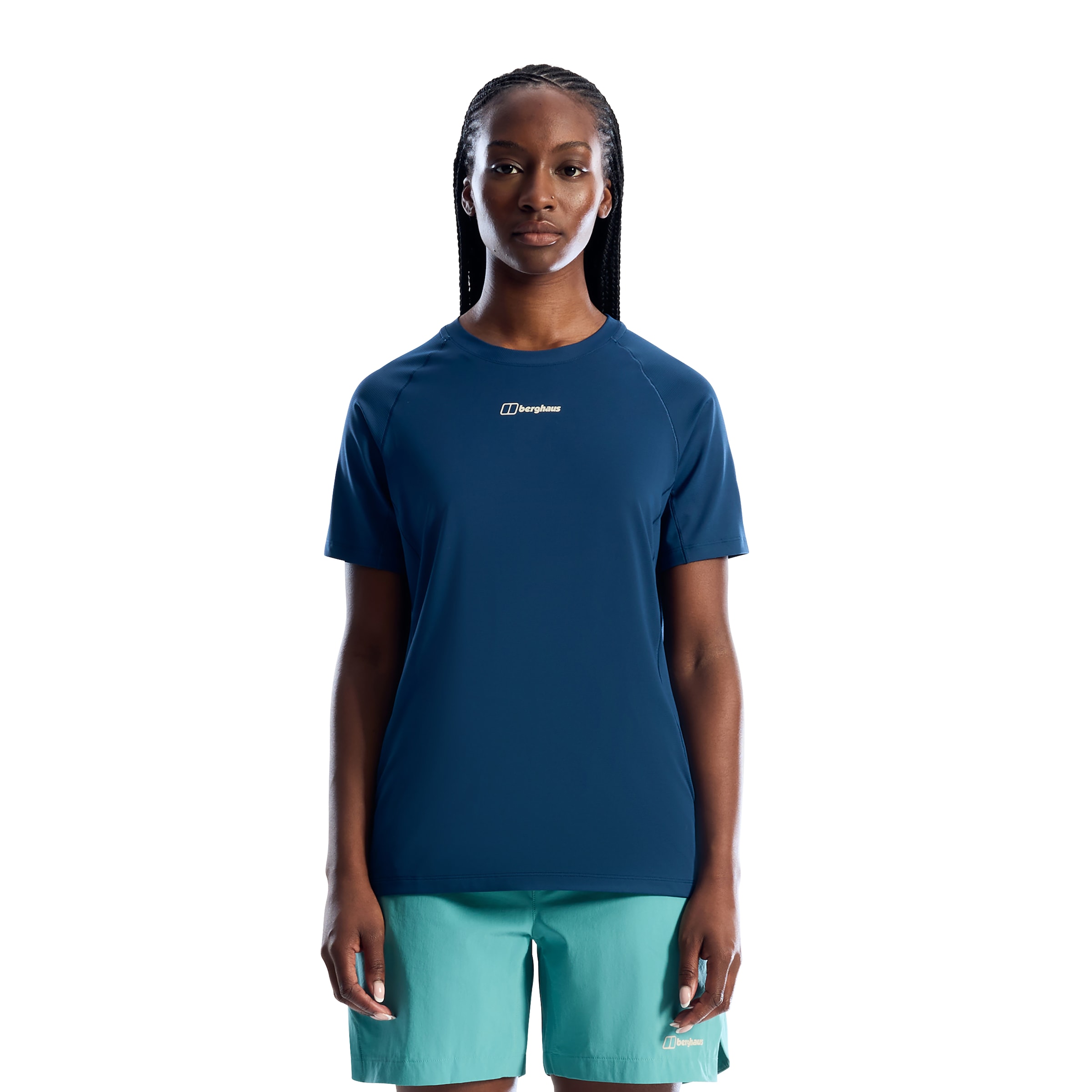 Berghaus T-Shirt »BOWBURN TECH TEE AF« mit Rundhalsausschnitt, Kurzarm, für Sport- und Outdooranlässe