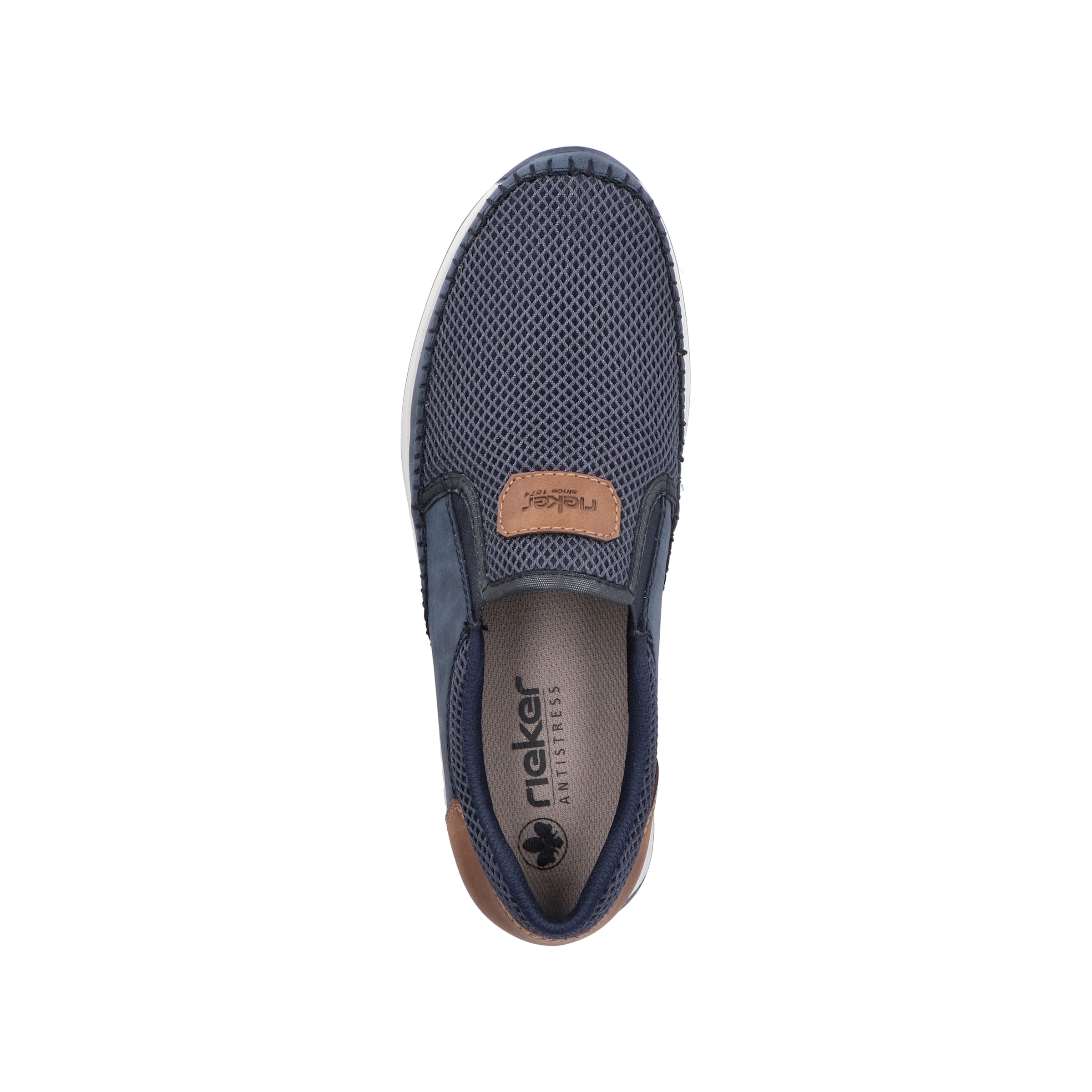 Rieker Slipper  Sneaker slip-on, chaussure à enfiler avec inserts stretch