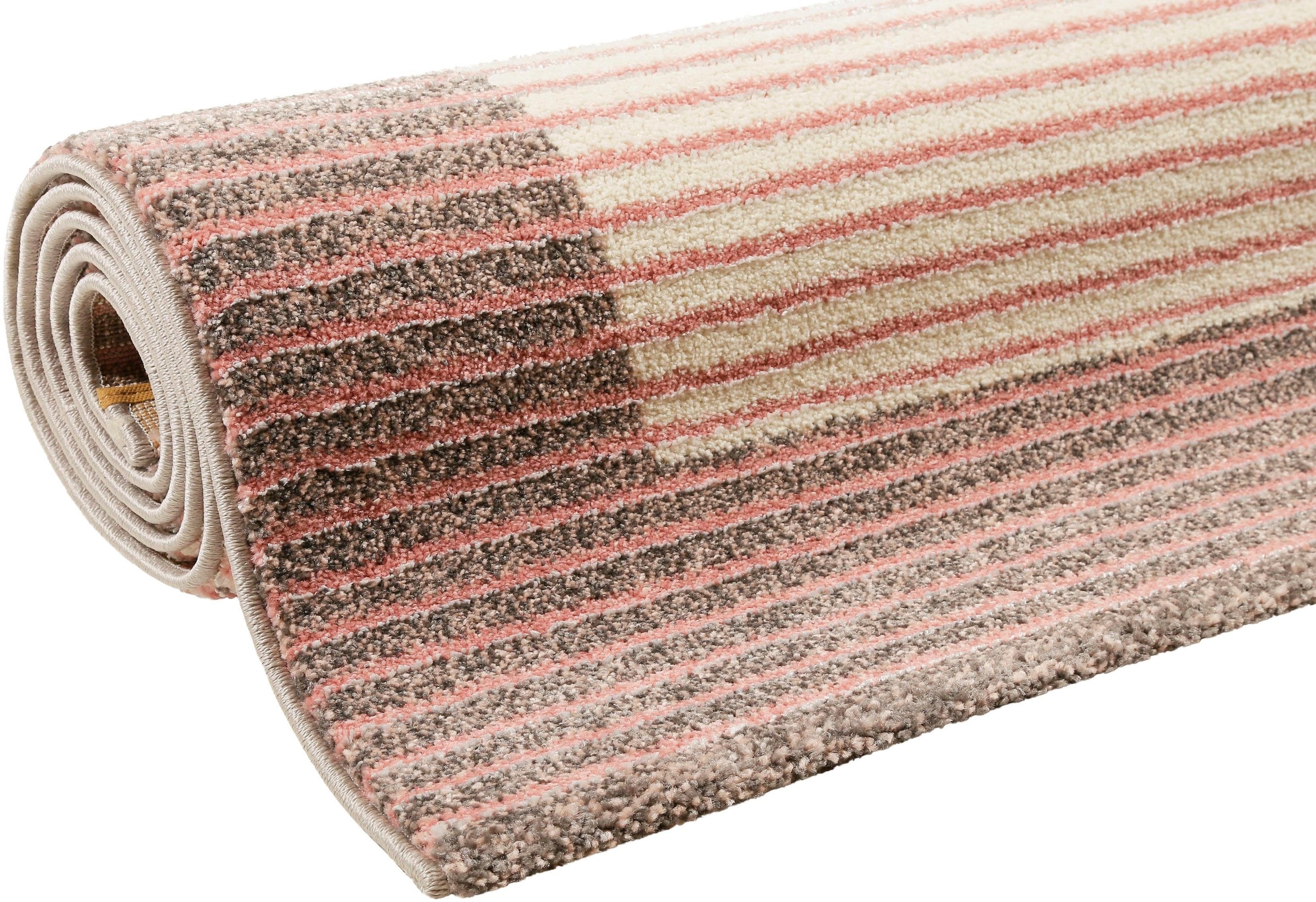 Wecon home Teppich »Velvet Flow« rechteckig 13 mm Höhe Kurzflor, Wohnzimmer