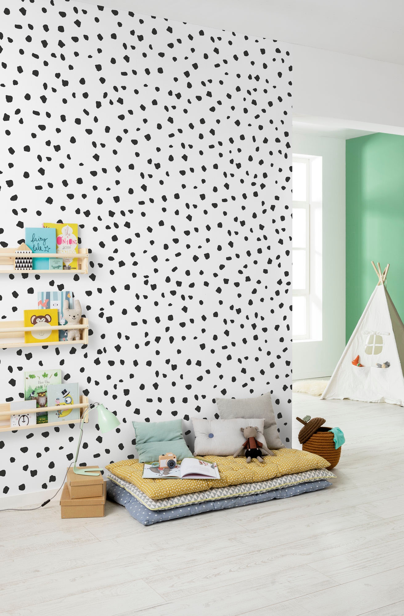 Komar Vliestapete »Digitaldruck Vlies -  Dipple Dapple - Grösse 200 x 250 cm« bedruckt glatt Wohnzimmer, Schlafzimmer