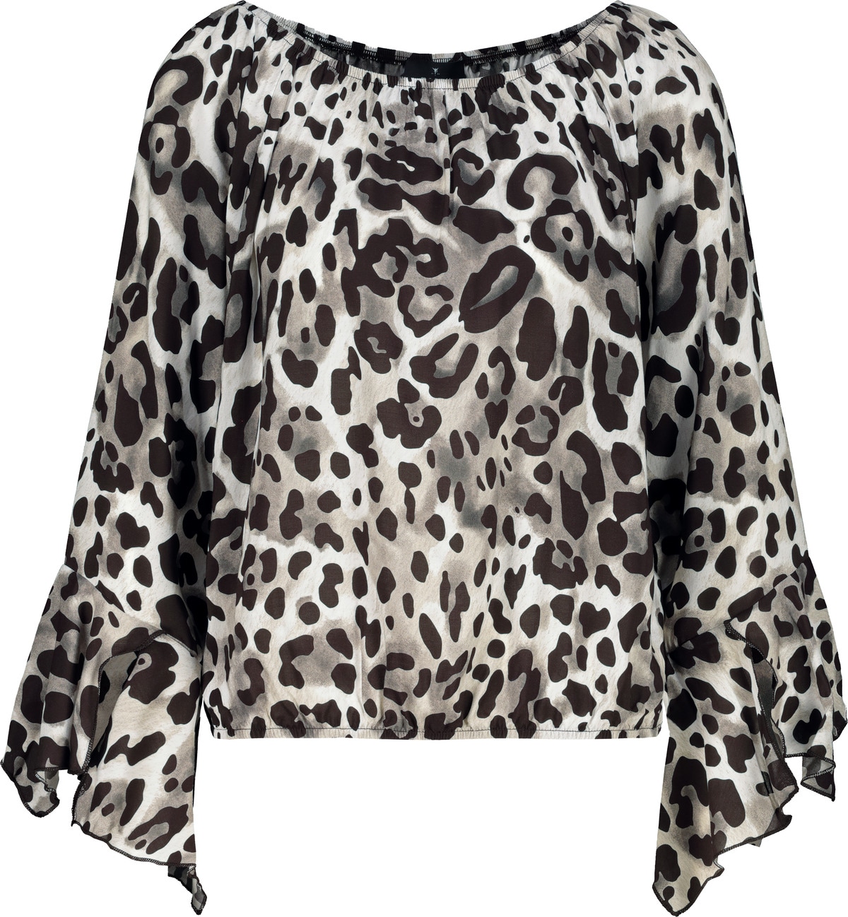 Monari Blouse à manches longues »Bluse Leodruck allover« Regular fit mit Leomuster