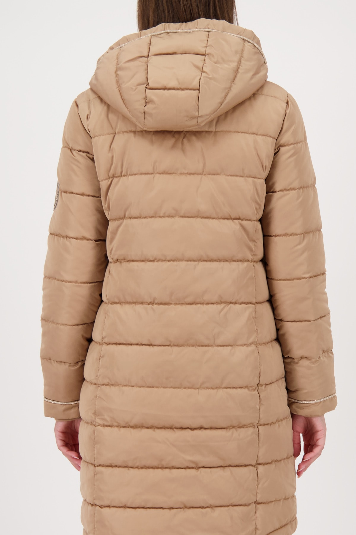 Monari Manteau matelassé Regular fit mit Rundhalsausschnitt und Kapuze