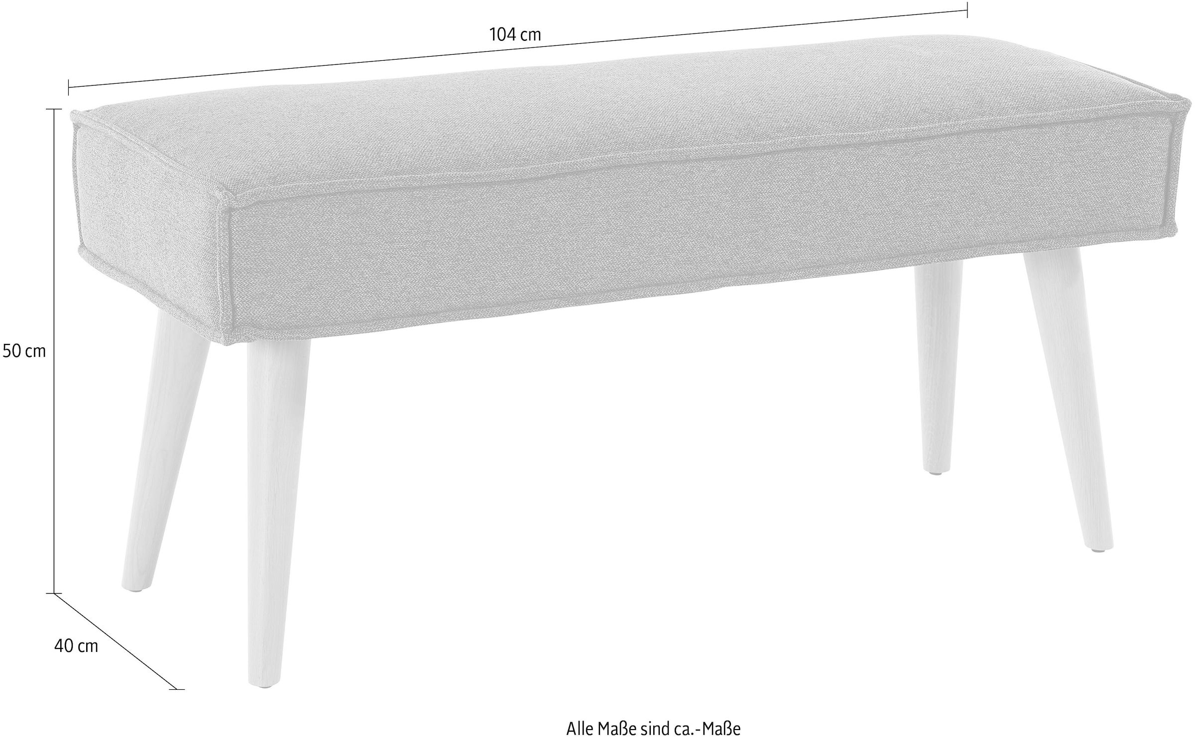 exxpo - sofa fashion Banc d'angle »Lungo« Frei im Raum stellbar