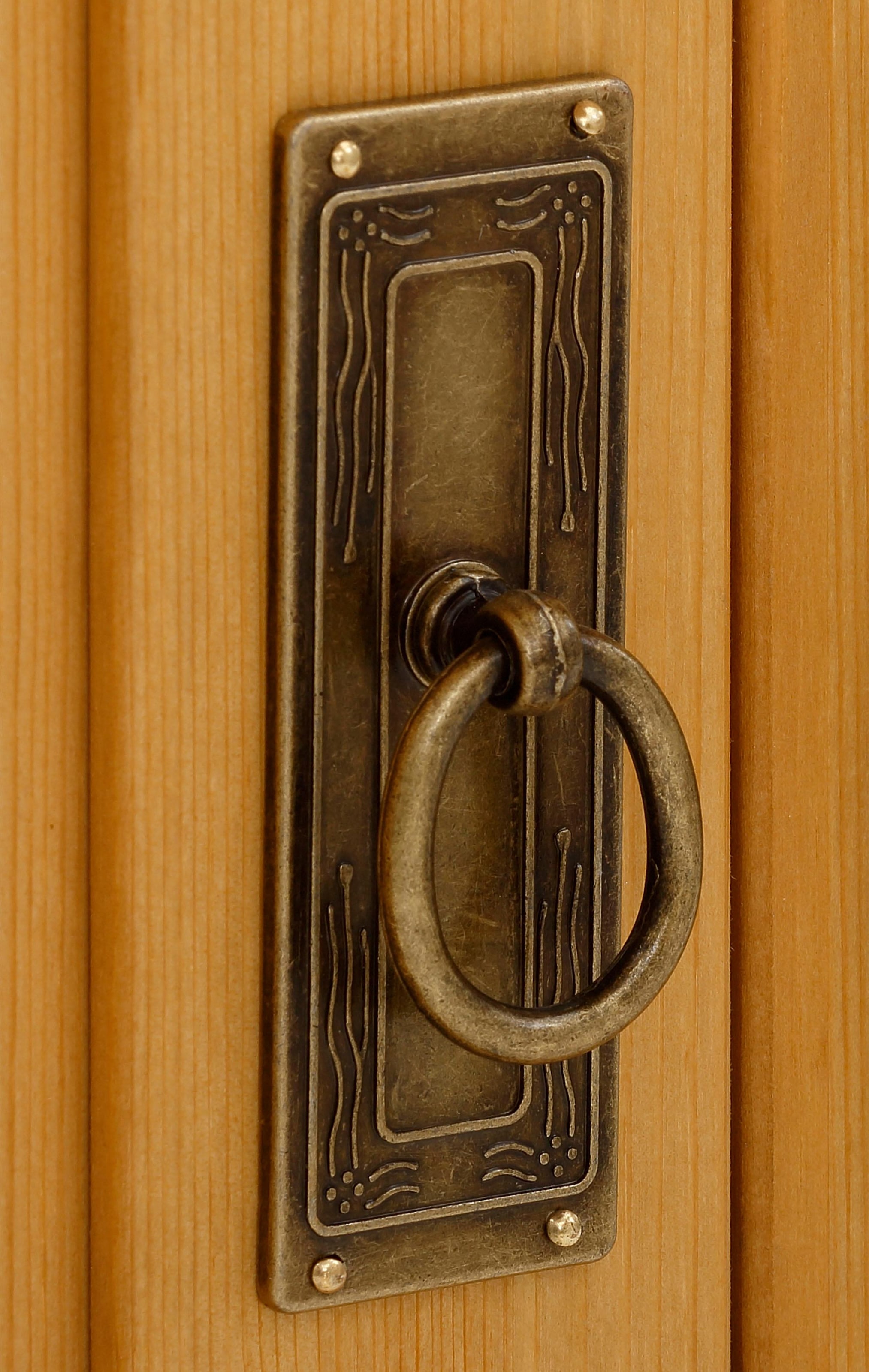 GOODproduct Buffet haut »Milan« Vitrine, Breite 102 cm, Massivholz, FSC®-zertifiziert