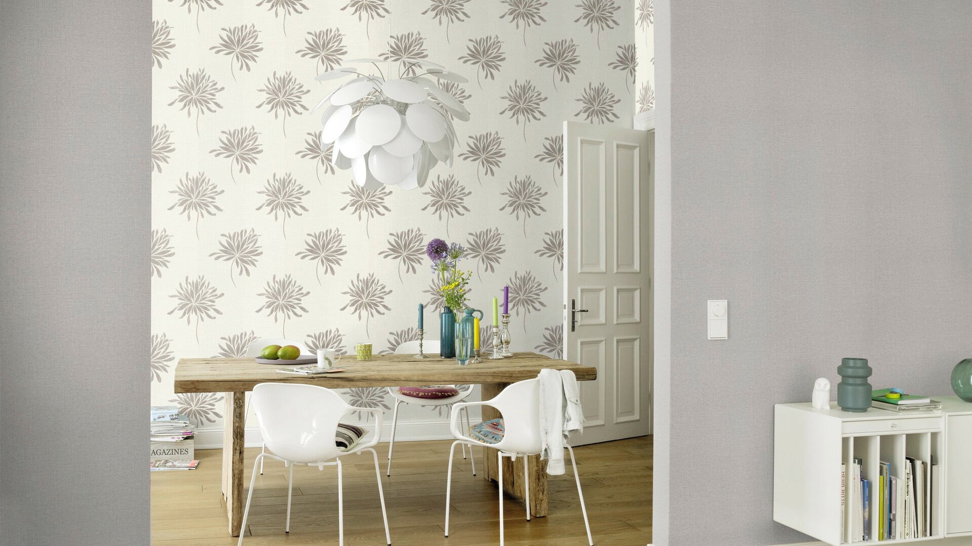 Rasch Papier peint intissé »Andy Wand« floral | floral | métallique texturée bonne résistance à la lumière, très résistante au lavage
