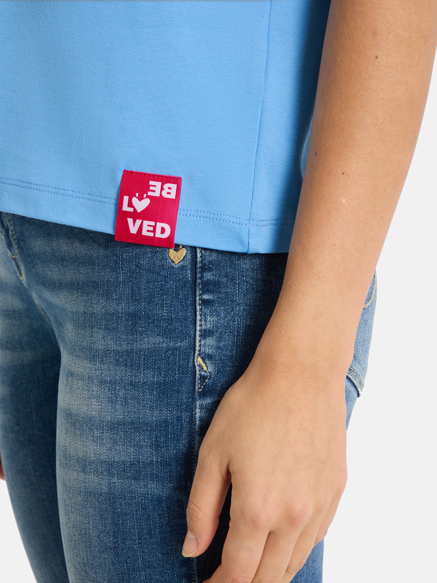 Lieblingsstück T-Shirt »CamilaEP« Ärmel mit Umschlag, Rundhals