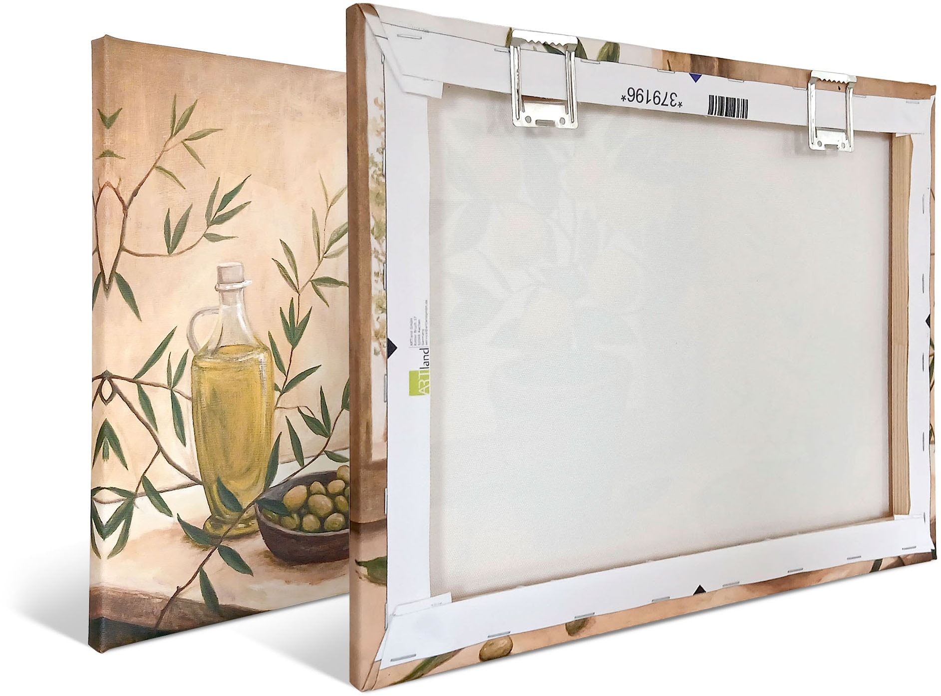 Artland »Federskizze II« Arrangements 1 Stk. tlg. auf Holzrahmen gespannt