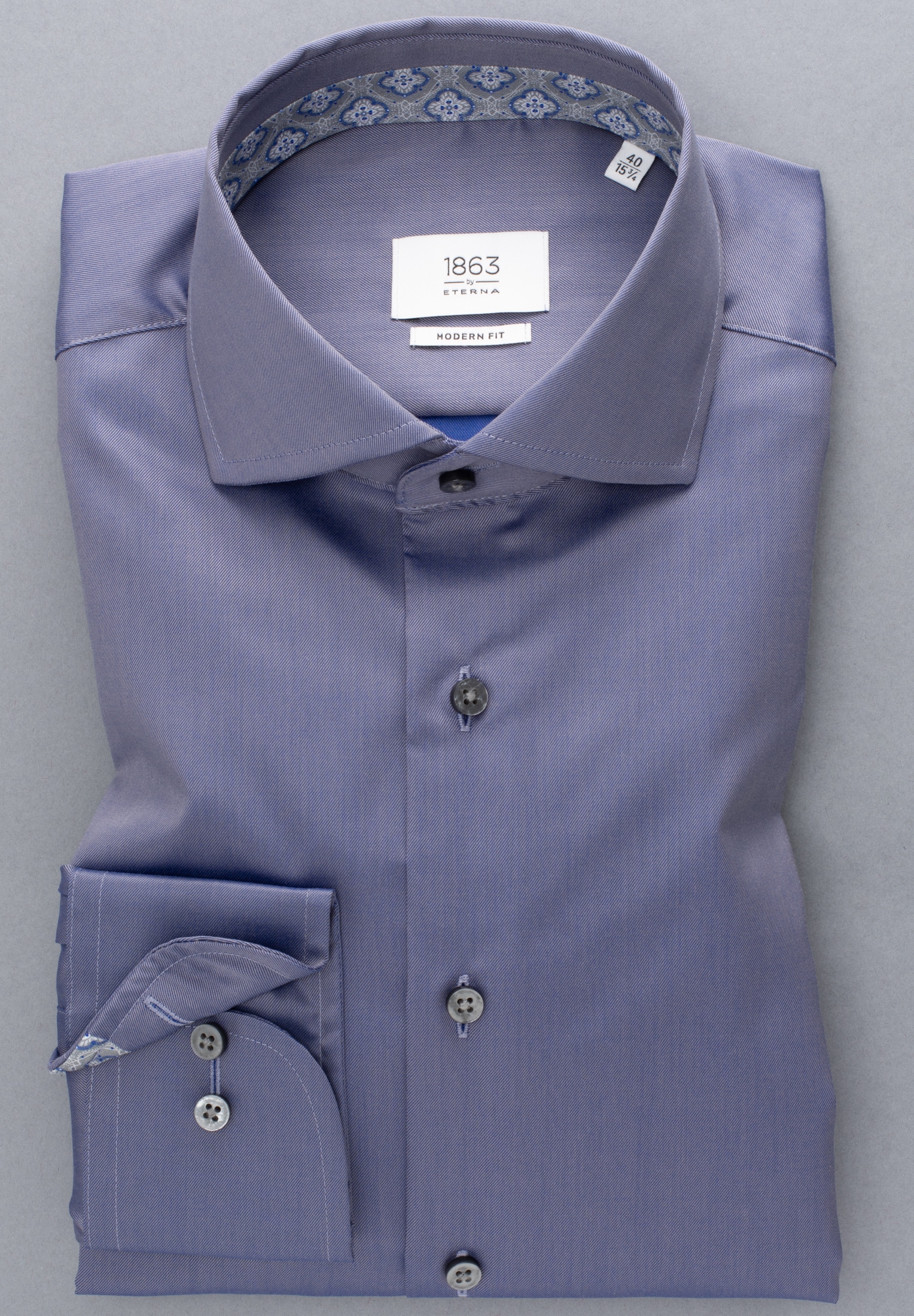 Eterna Langarmhemd »MODERN FIT« NON IRON (bügelfrei)