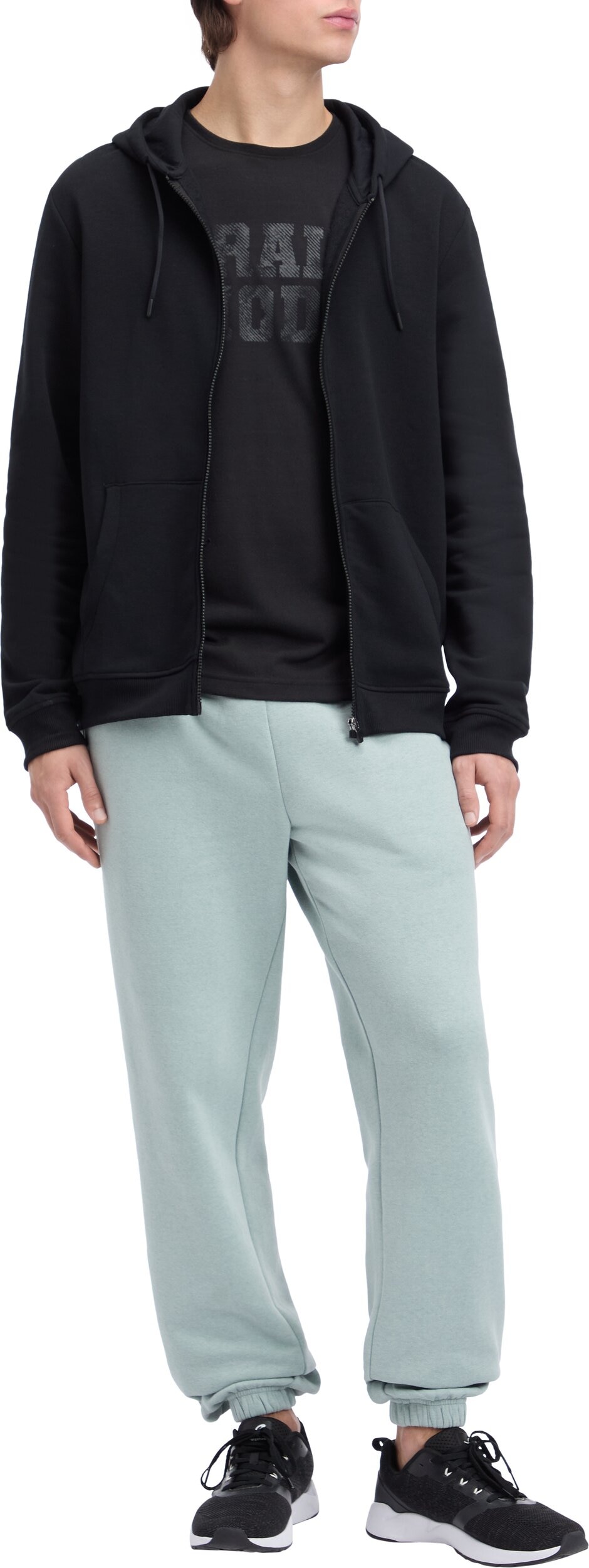 Energetics Veste d'entraînement »He.-Kapuzenjacke Elmo FL FZ HD M« avec fermeture éclair, modèle à manches longues, déperlant, coupe-vent