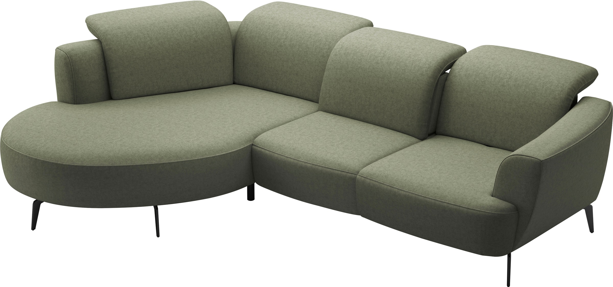 sit&more Canapé d'angle »Zoe« ink.Sitztiefenverstellung, wahlweise mit Kopfteilverstellung