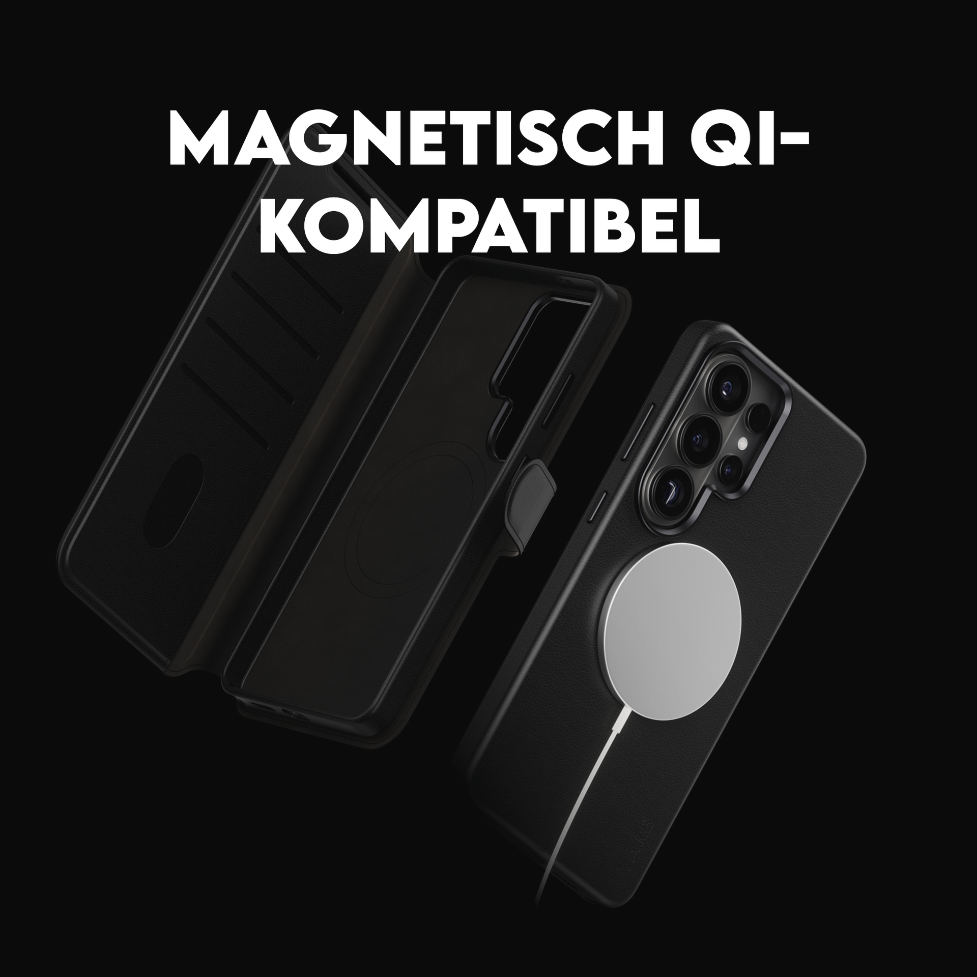 CARE by PanzerGlass Handyhülle »Tango 2-in-1 Wallet Case mit Qi für Samsung Galaxy S26 Ultra« Samsung Galaxy S26 Ultra Backcover, Schutzhülle, Handyschutzhülle, Case, Schutzcase, stossfest