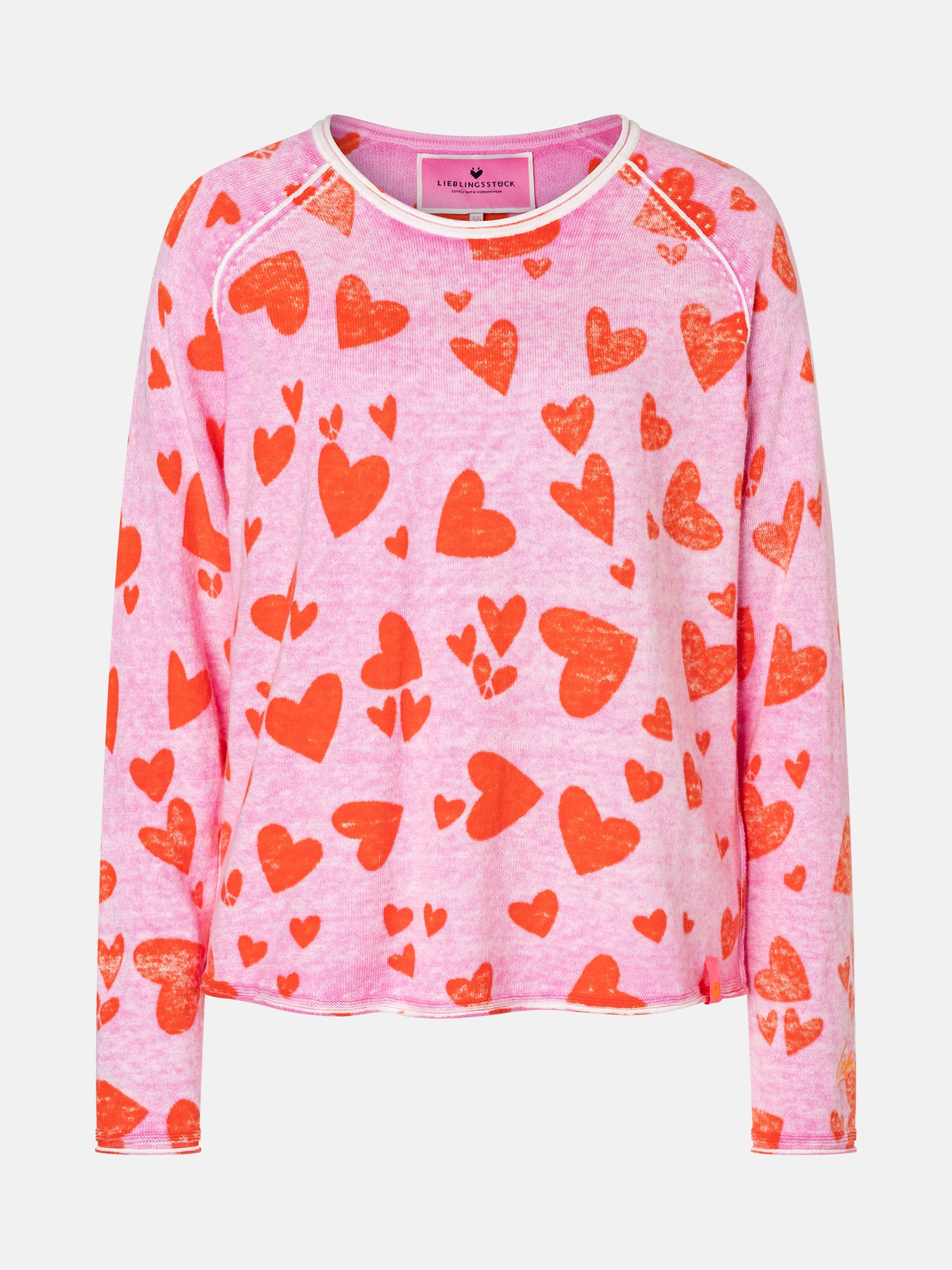 Lieblingsstück Strickpullover »LiloL« gemustert, Rundhalsausschnitt