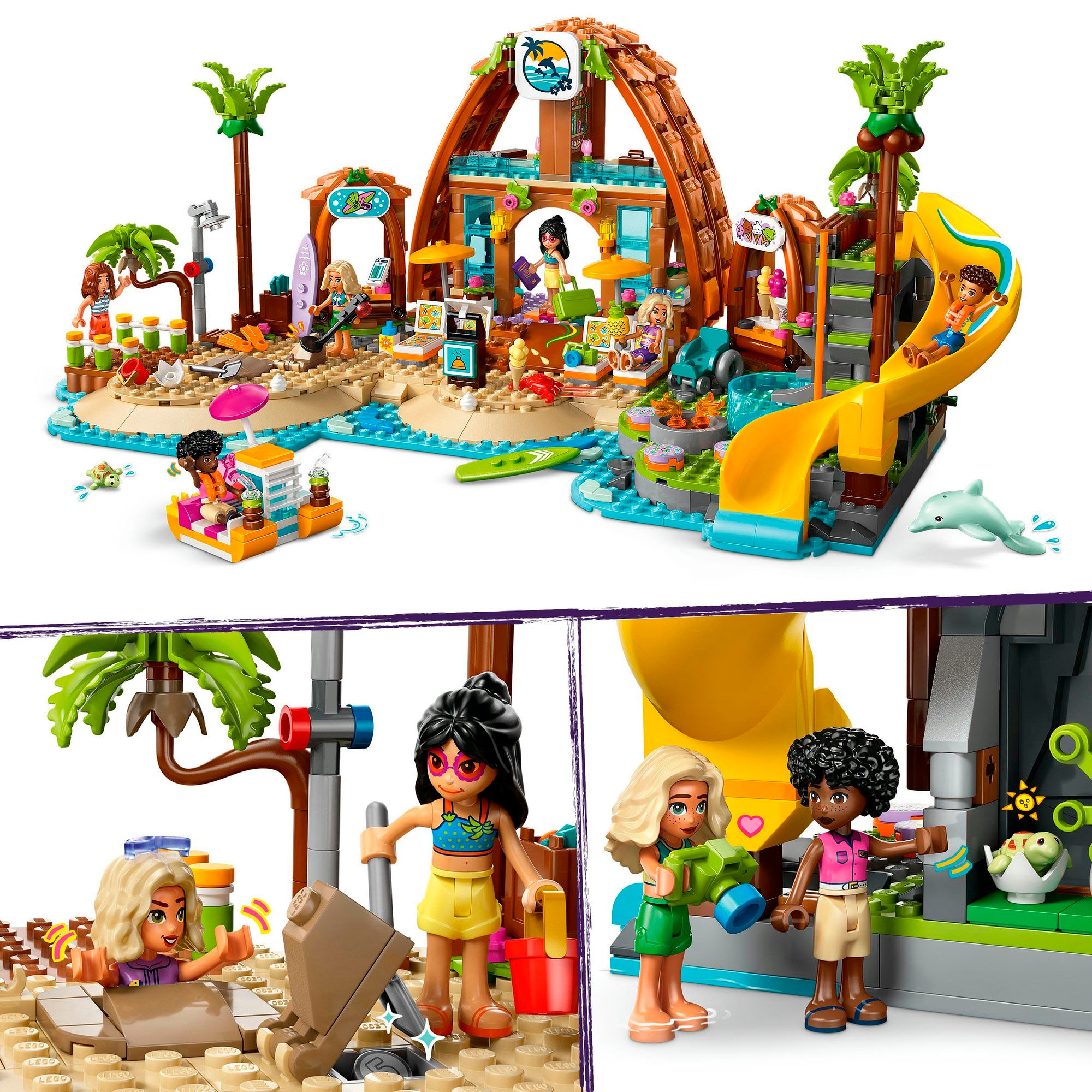 LEGO® Pions de construction »Familienurlaub im Strandresort (42673), LEGO Friends« Made in Europe