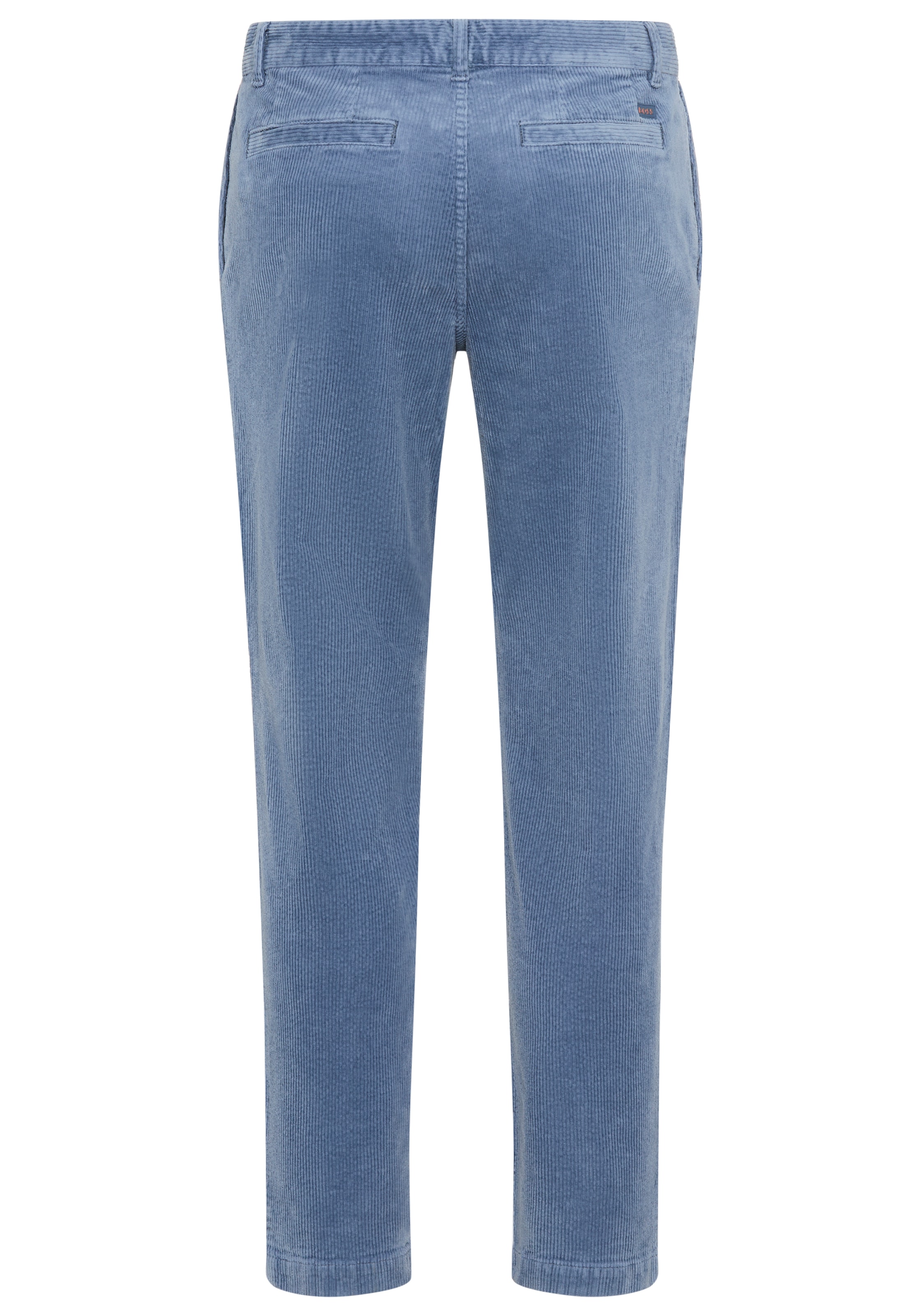BOSS ORANGE Pantalon en velours côtelé »Pleated«  tapered fit, Feincord-Qualität, Bundfalte