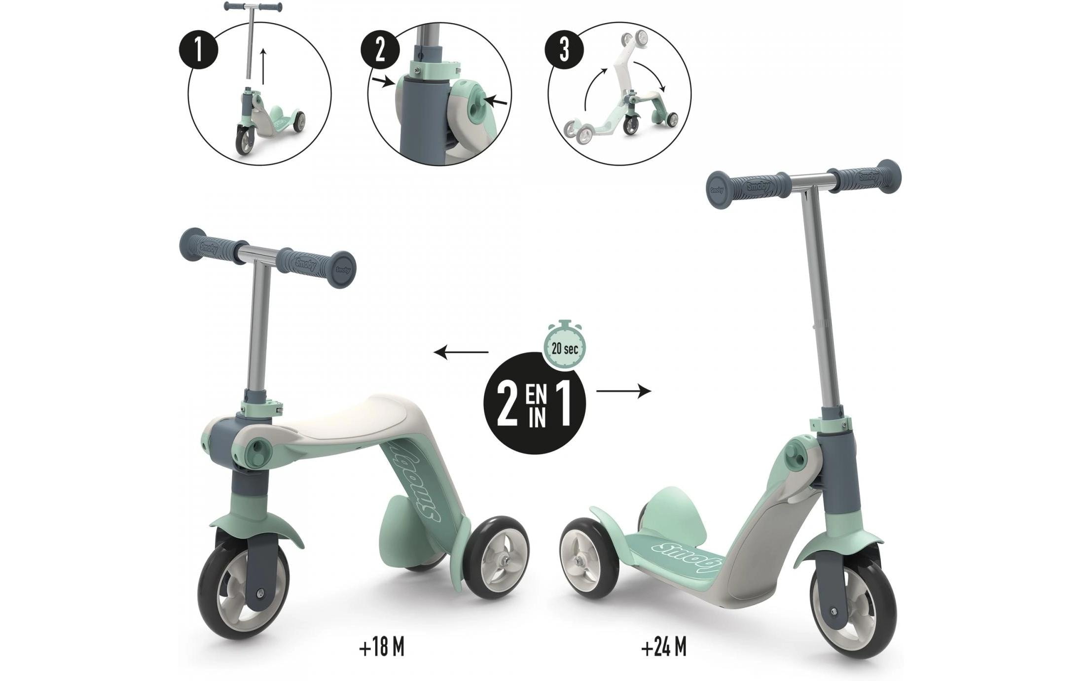 Smoby Laufrad »2in1«