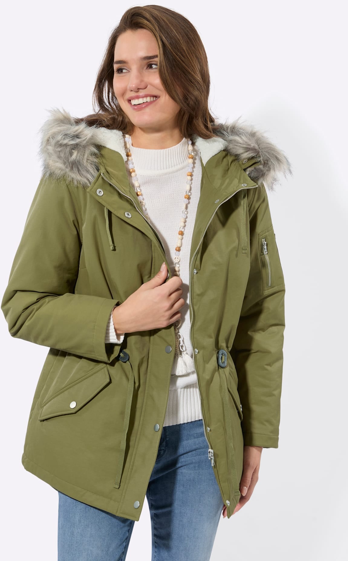 Inspirationen Parka mit Kapuze