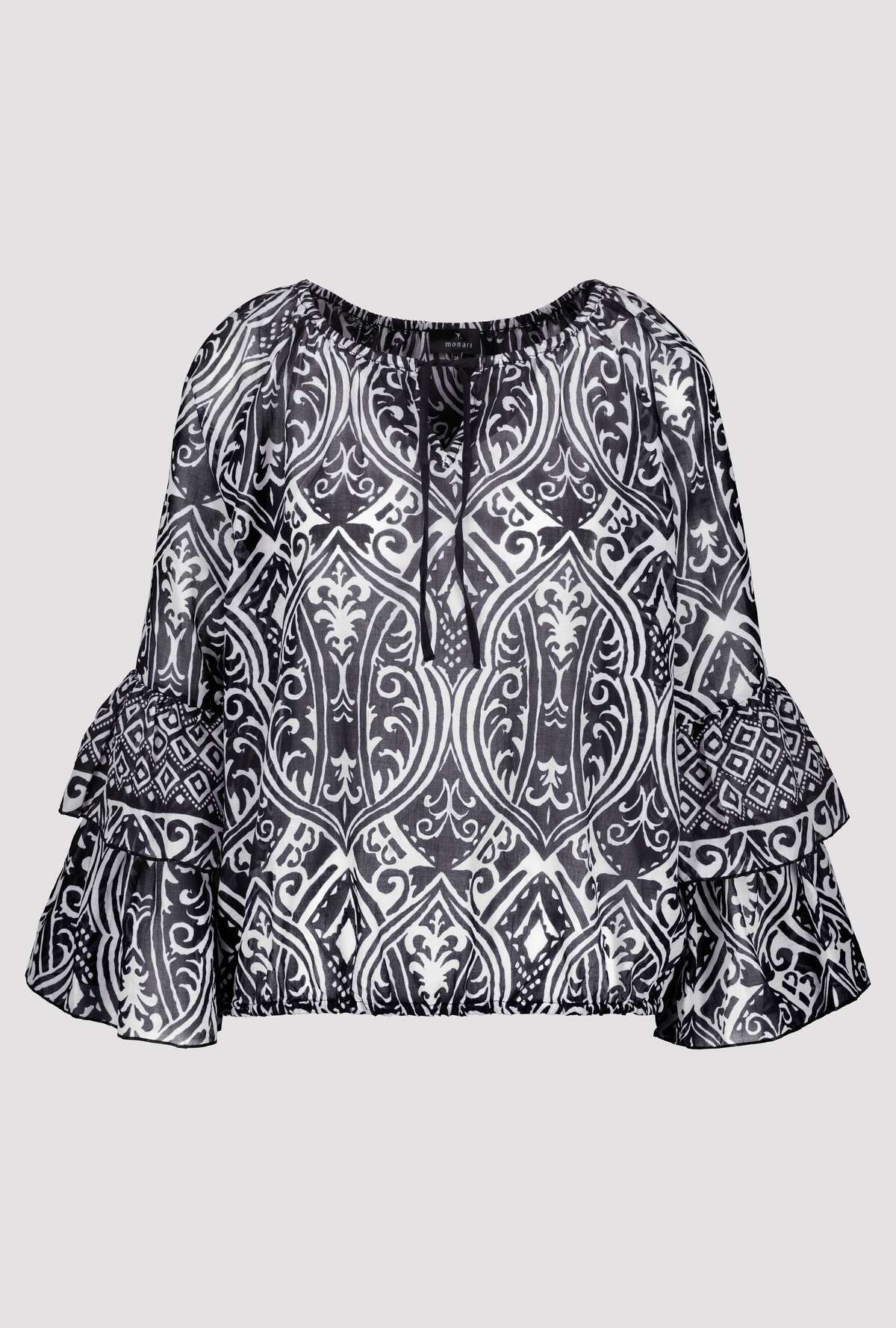 Monari Schlupfbluse mit Alloverprint
