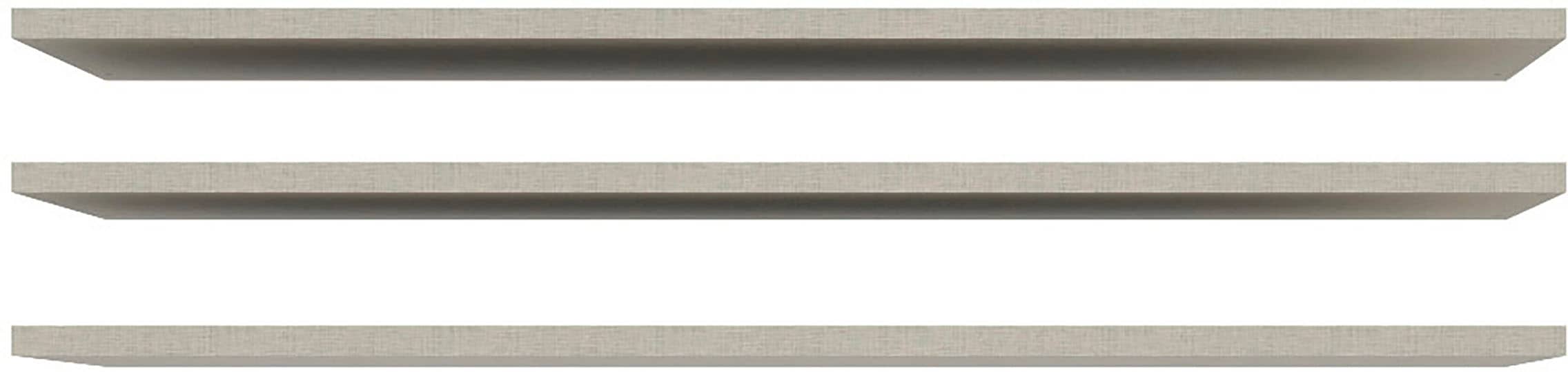 FORTE Tablette de rangement 3 cuis tlg. lot de 3 tablettes, positionnement variable, structure textile