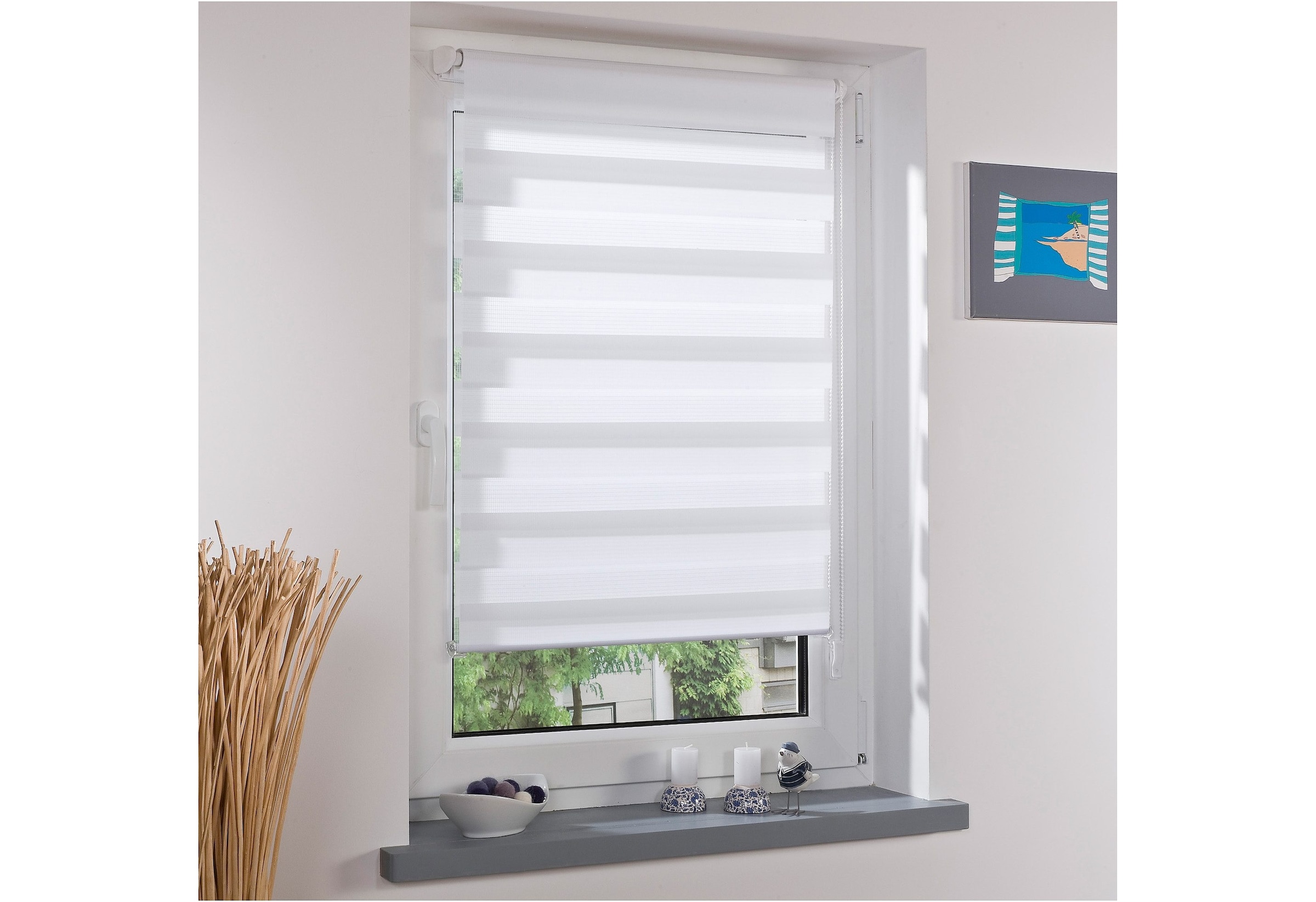 Liedeco Doppelrollo »Klemmfix-Duo-Rollo« Lichtschutz ohne Bohren 1 Stück