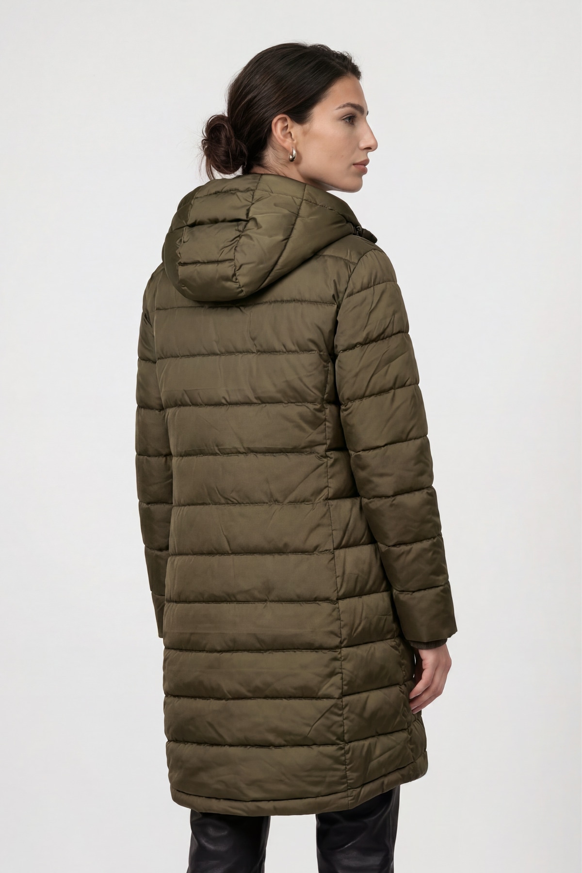 Monari Steppmantel »Mantel Stepp« Regular fit mit Stehkragen und Kapuze