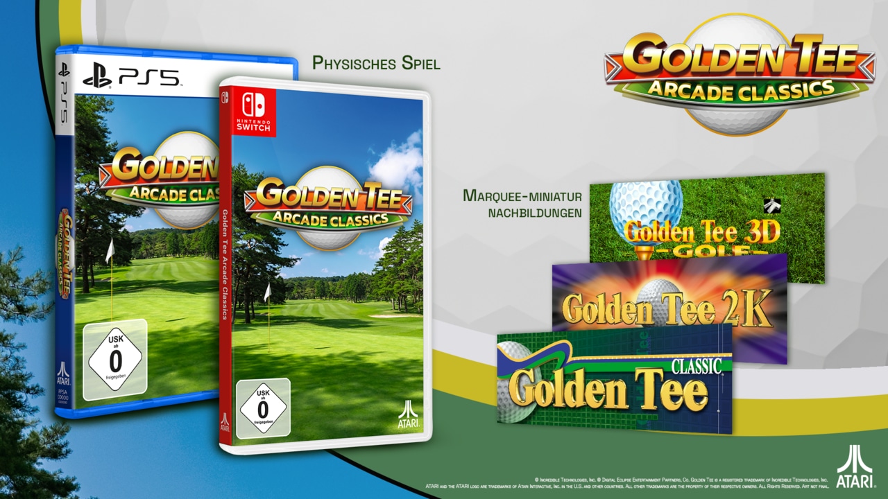 ATARI Spielesoftware »Golden Tee Arcade Classics« PlayStation 5