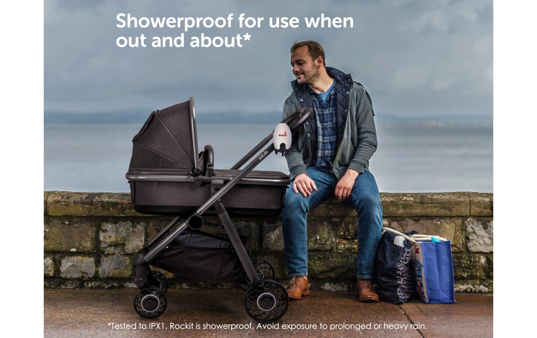   Kinderwagen-Adapter »ROCKIT USB Rockit Rocker« Wiederaufladbarer Babyrocker