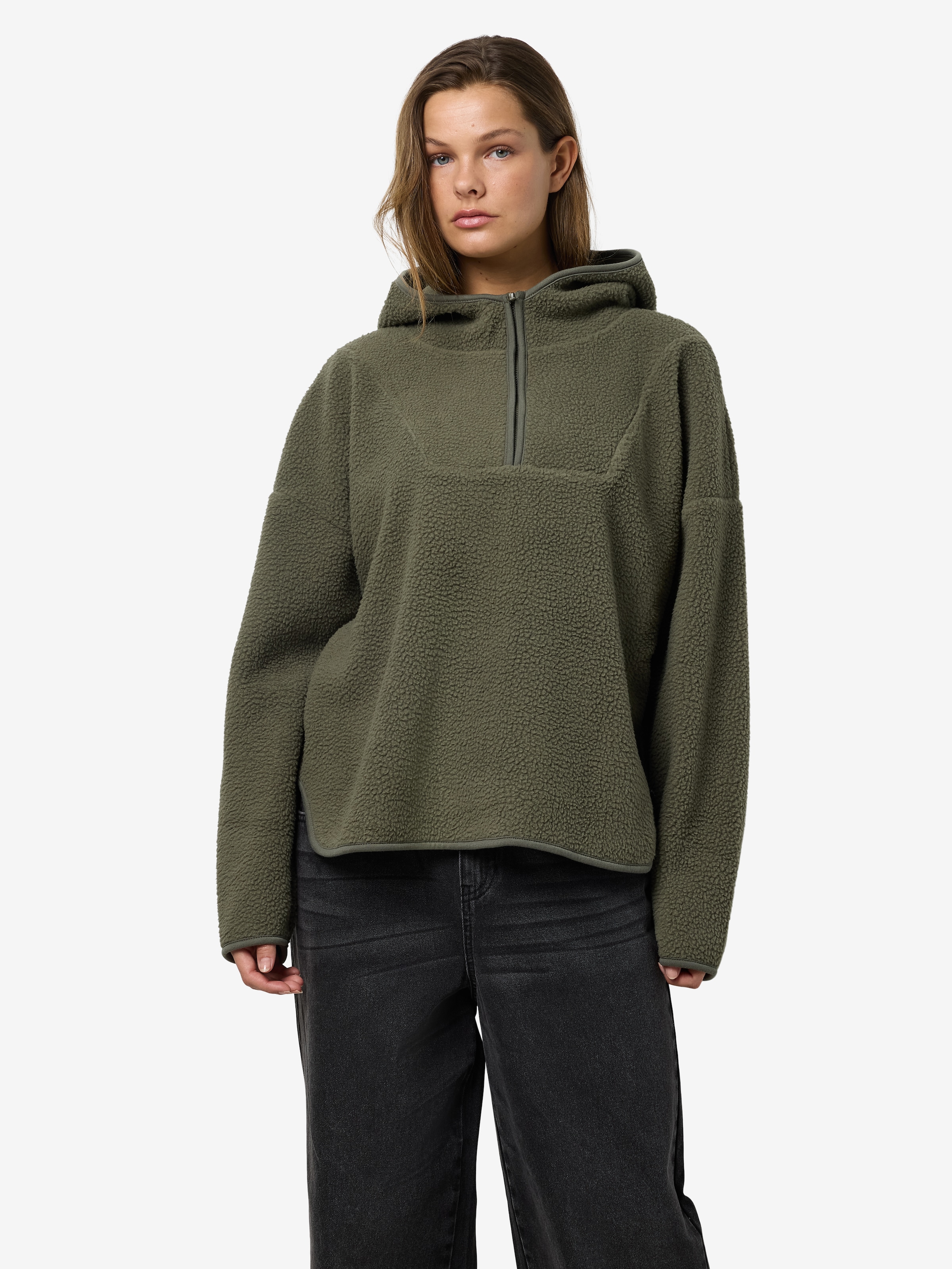 Noisy may Pull en polaire »NMCOZY L/S HALFWAY ZIP SWEATER JRS NOOS«
