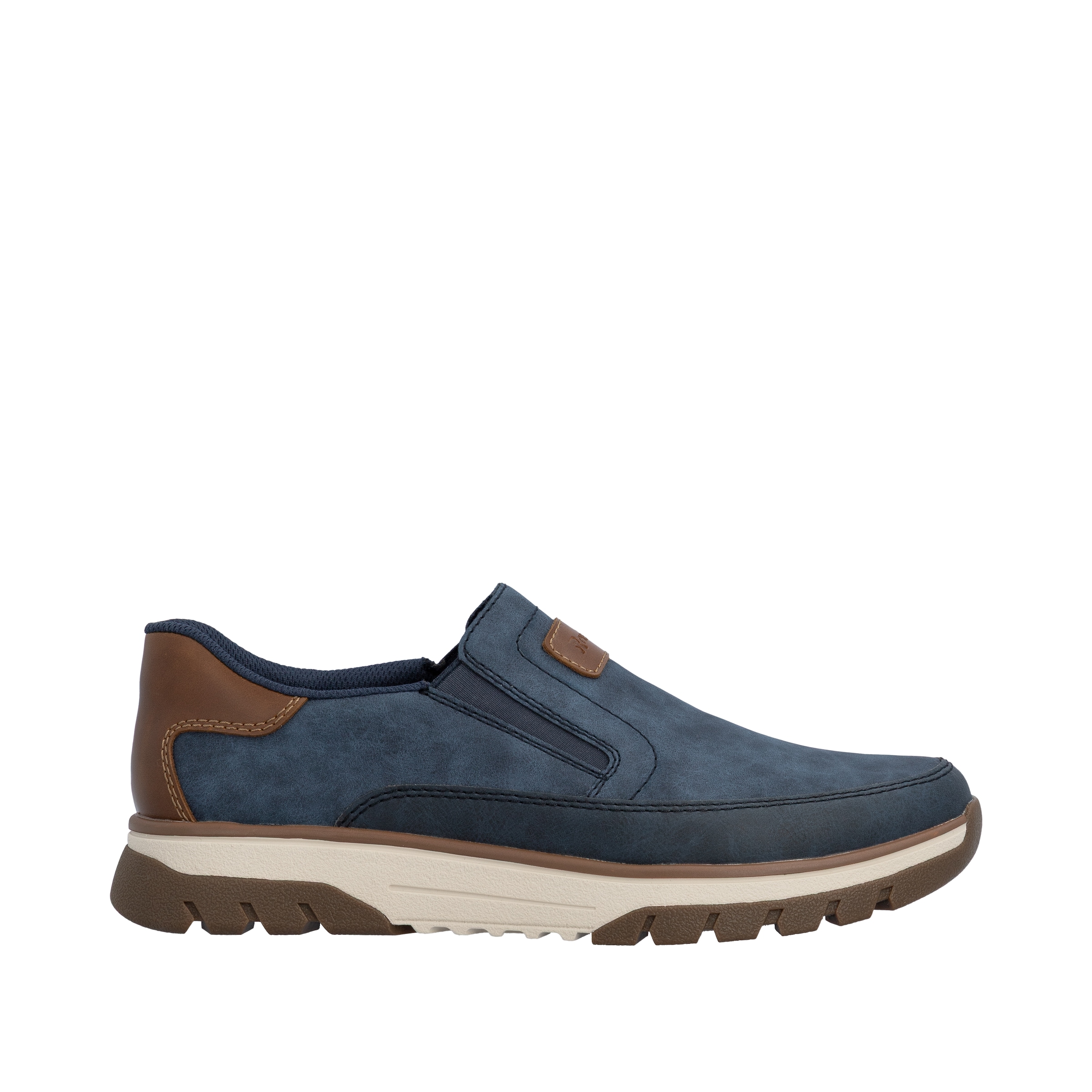 Rieker Baskets slip-on  mocassin, chaussure basse, sneaker décontracté avec empiècements contrastés