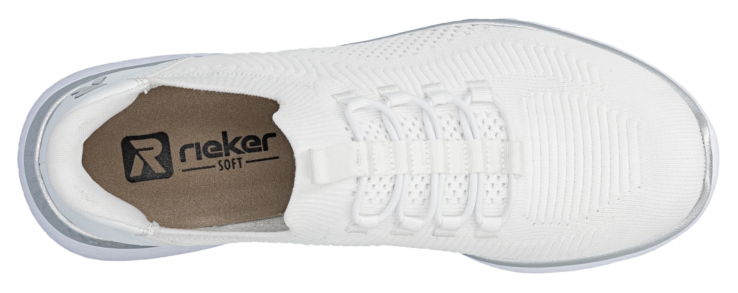 RIEKER Sport Baskets slip-on »Ready2GO«  , Halbschuh, Freizeitschuh, Slipper mit MemoSoft-Innensohle