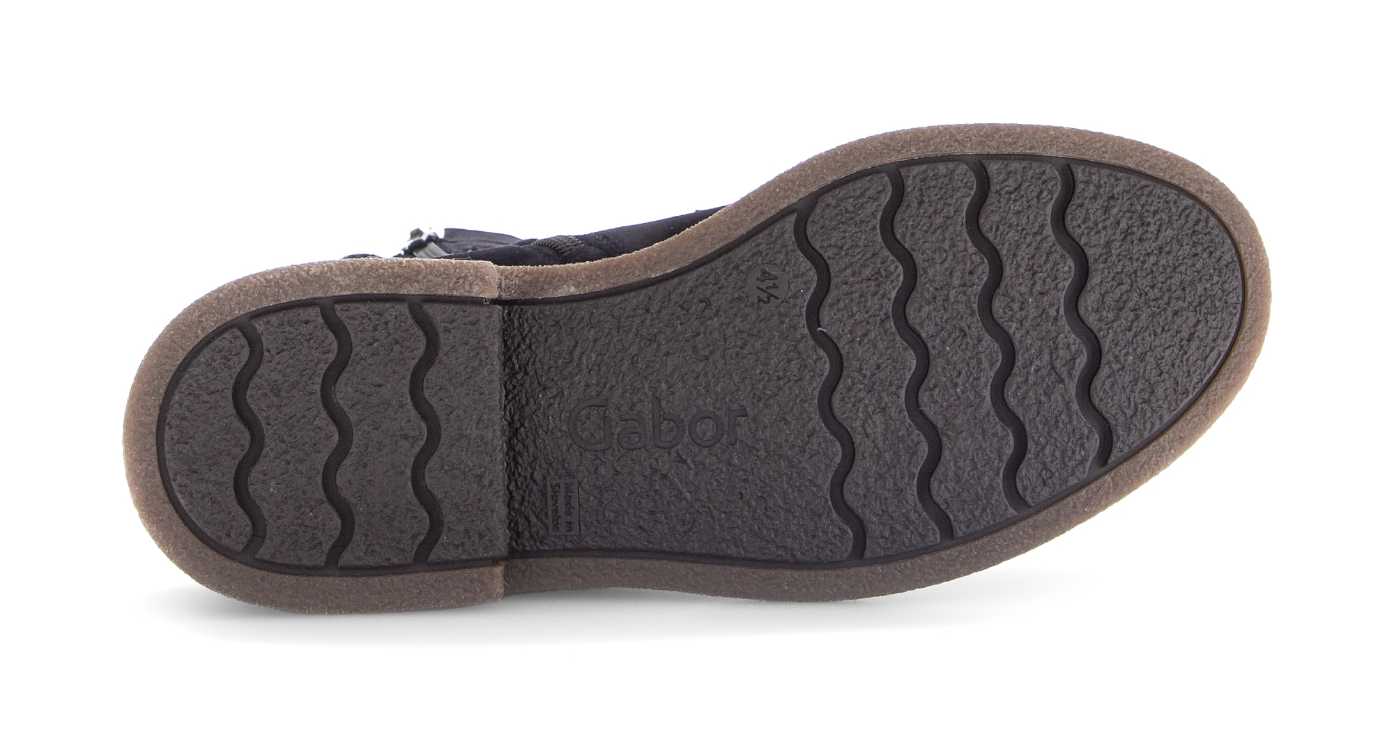 Gabor Bottines à lacets  talon bloc, bottine à lacets avec fermeture éclair intérieure, largeur G