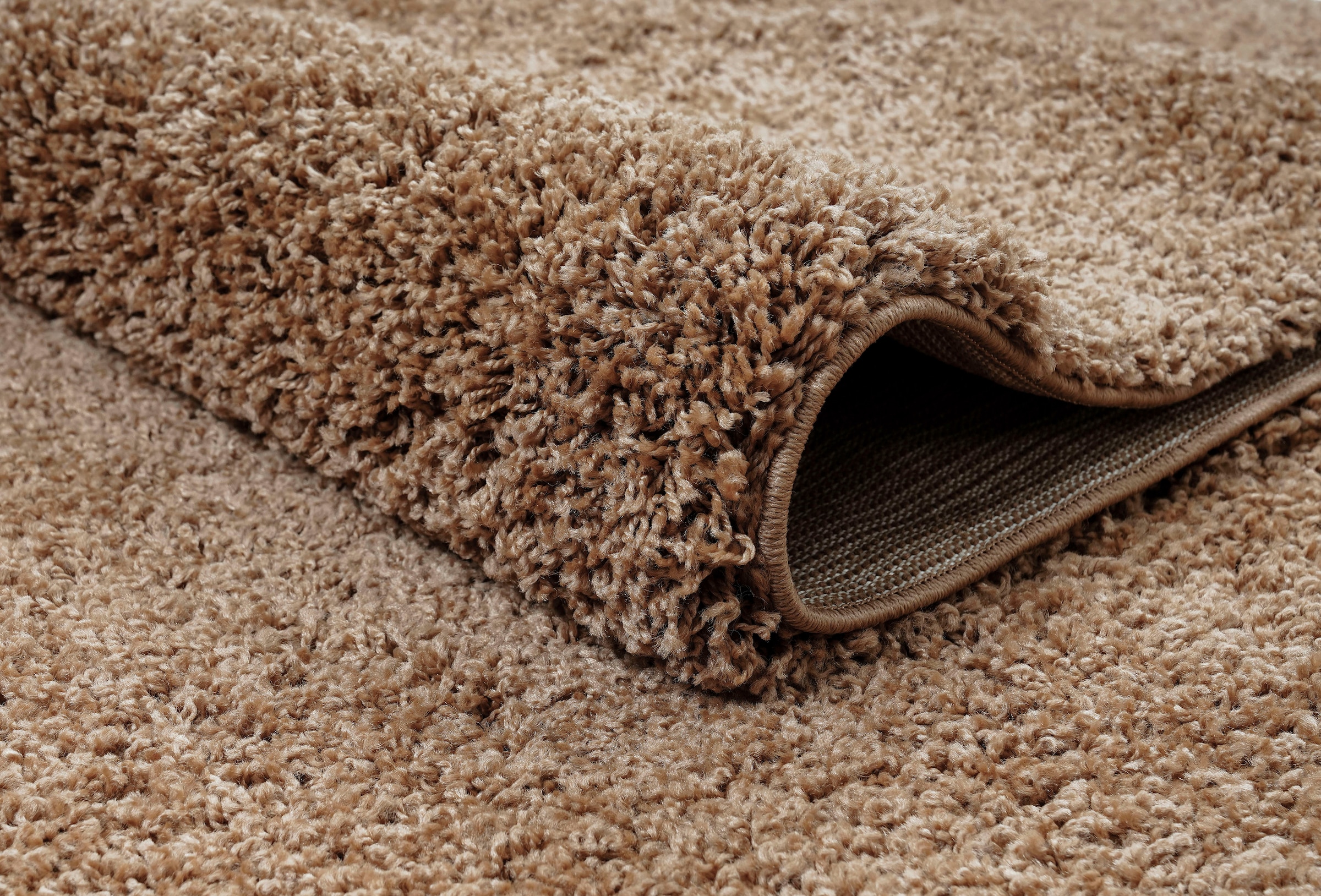 my home Läufer »Viva« rechteckig 45 mm Höhe Läufer, Brücke, Uni-Farben, einfarbig, besonders weich und kuschelig