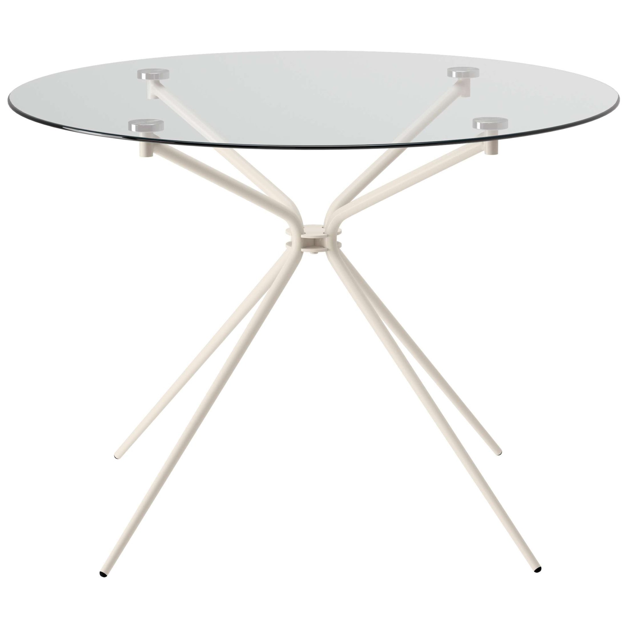 GOODproduct Esstisch »Silvi, TOPSELLER!« Esstisch, Glastisch, Küchentisch, OTTOs Choice,  rund, Ø110 cm, Metallgestell