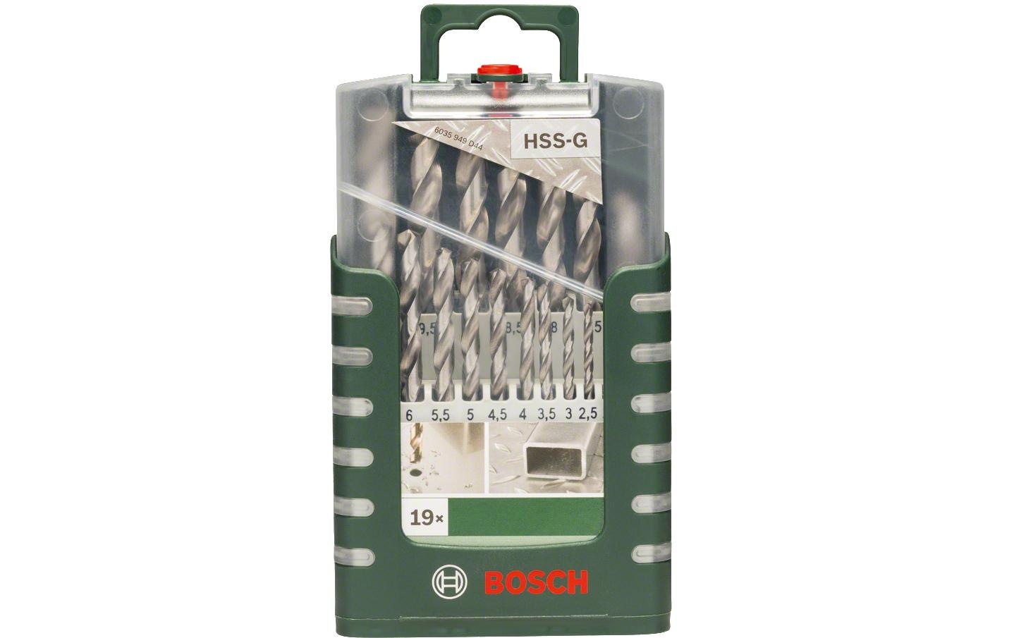 BOSCH Perceuse à métaux »HSSG« 19 cuis tlg.