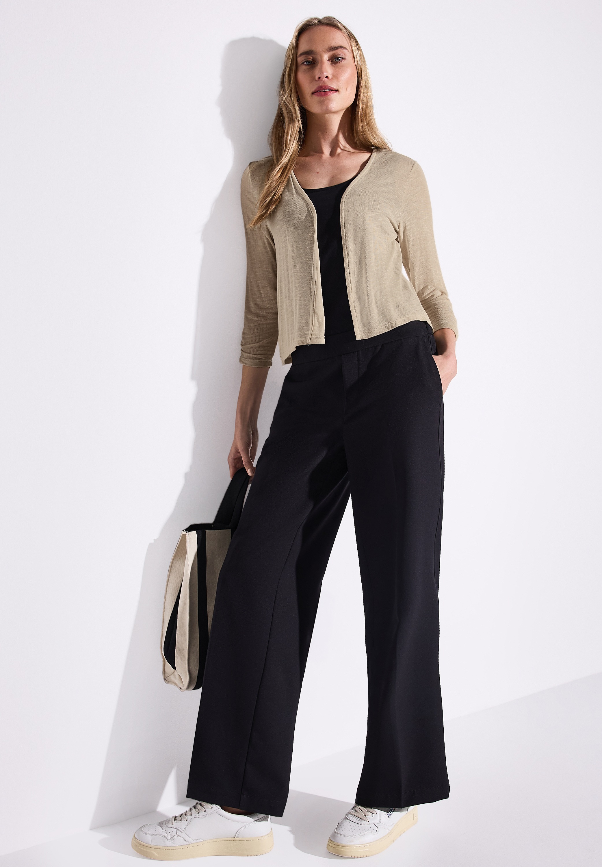 STREET ONE Shirtjacke »Style Suse« mit 3/4-Ärmel