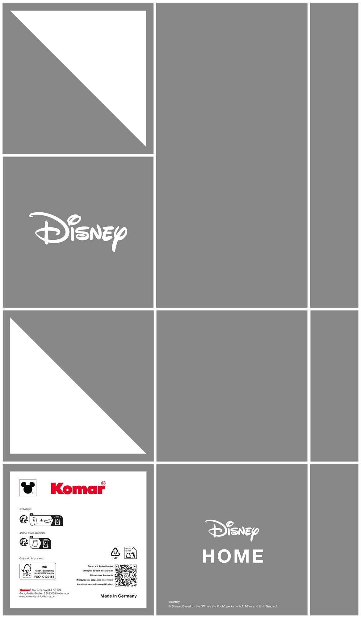 Komar Autocollant mural »Disney Stitch Live Action« 70 x 50 cm (Breite x Höhe)