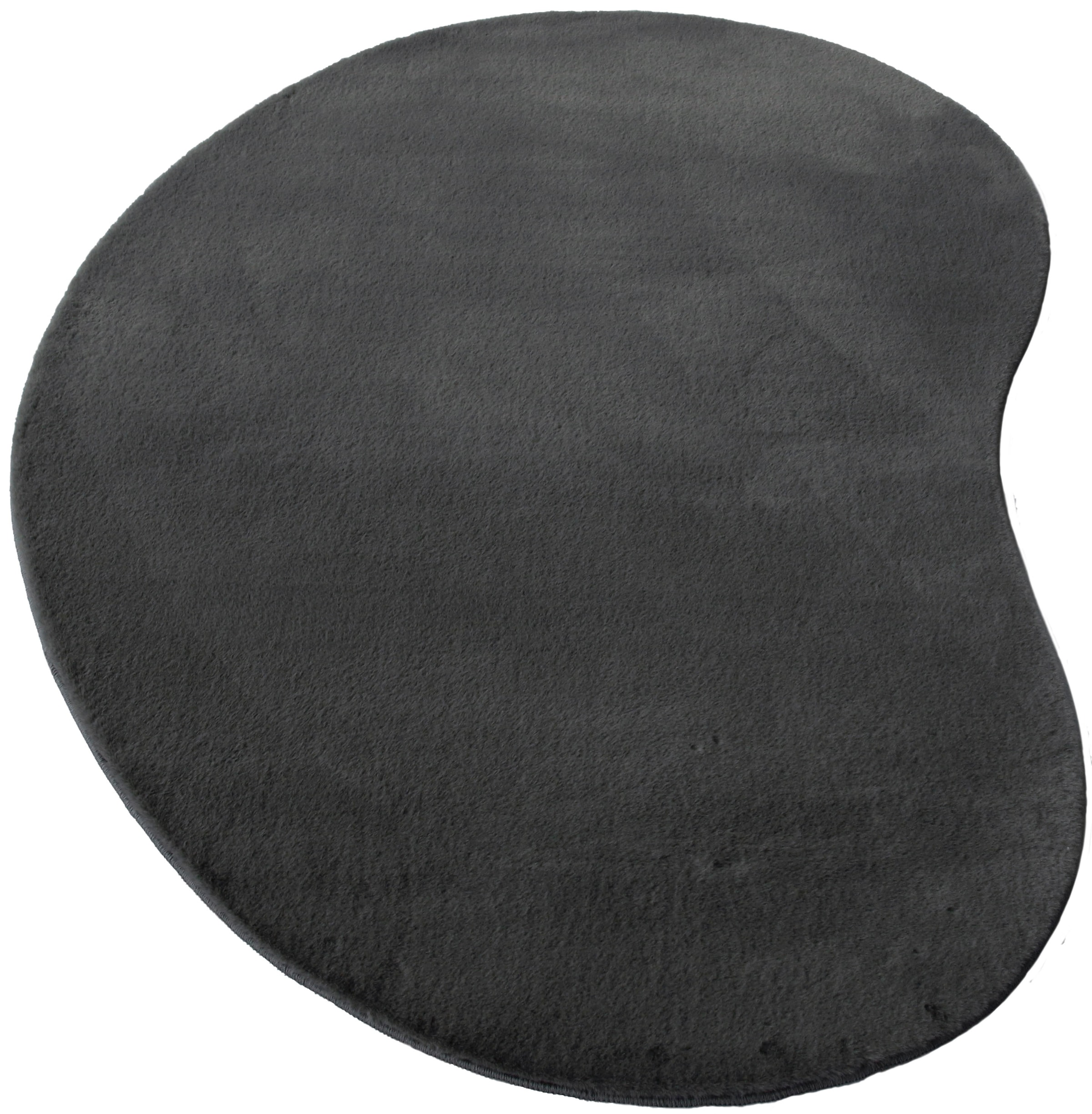 GOODproduct Fellteppich »Balu Bean, Kaninchenfell« U-förmig 20 mm Höhe Kunstfell Teppich, Modern, weich, Wohnzimmer, Schlafzimmer