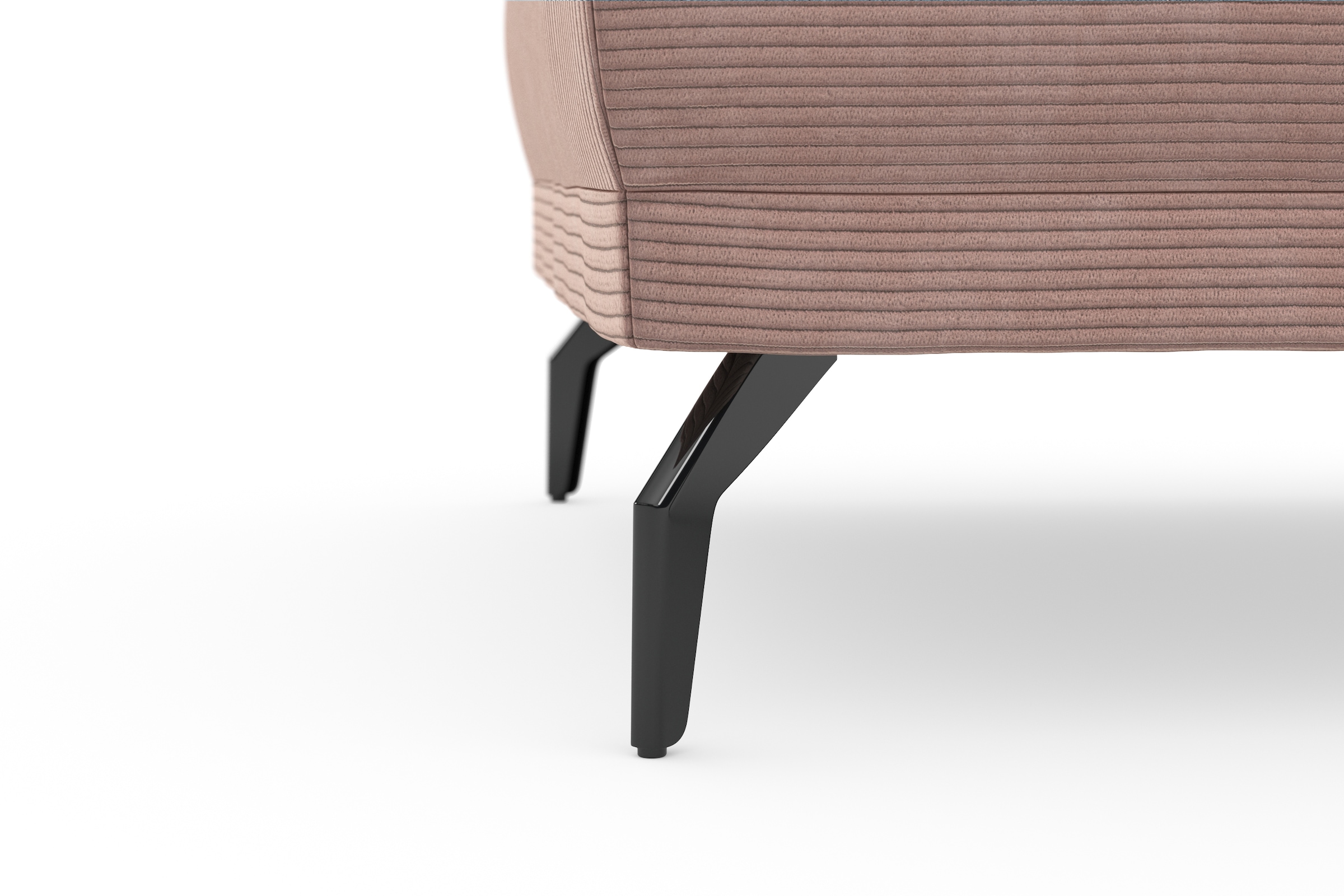 Home affaire Tabouret »Coco« Cord-Bezug in 2 Ausführungen, Füssen 15 cm hoch