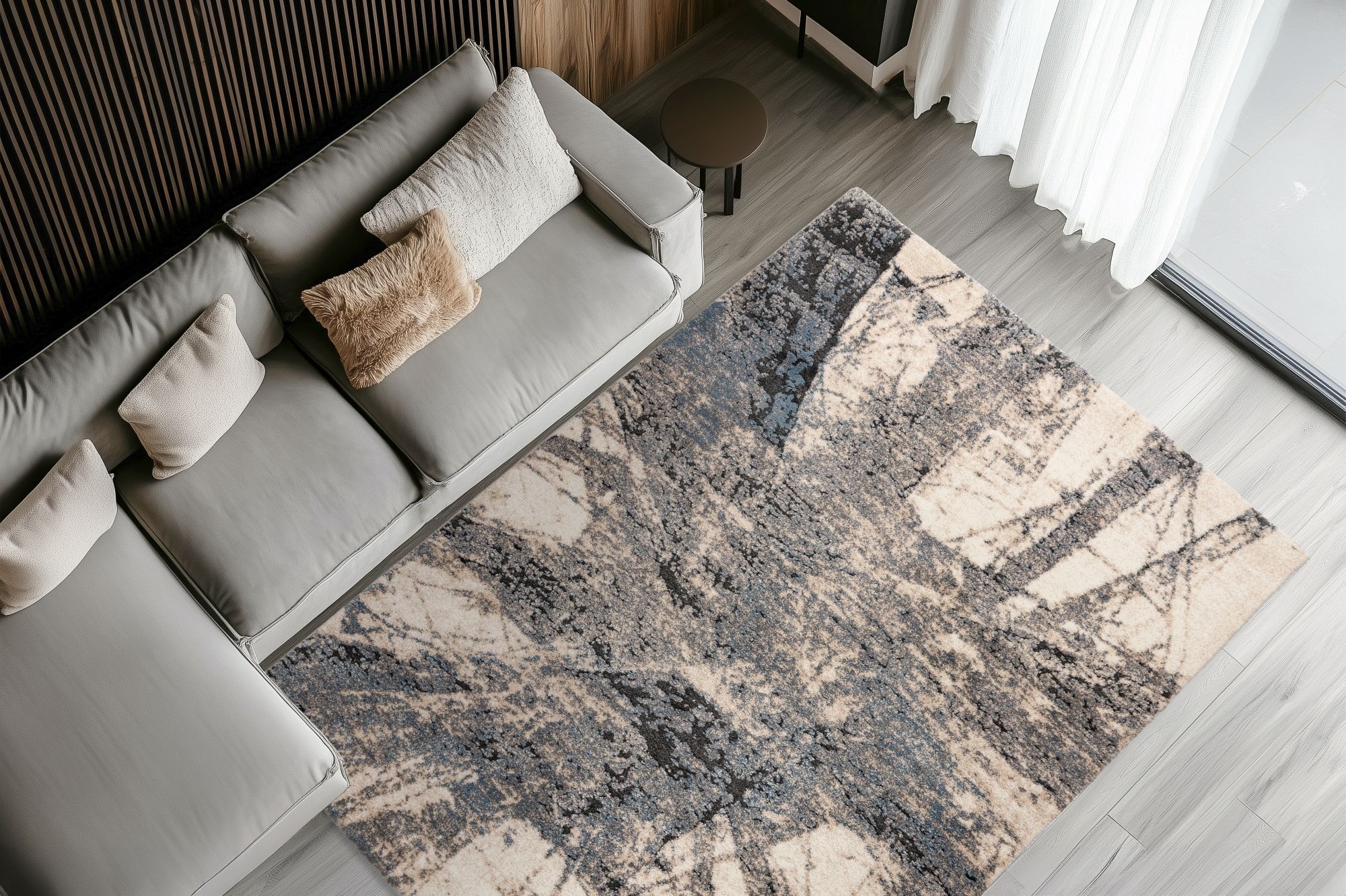 Kayoom Tapis »Firenze 485« Rectangulaire 22 mm Höhe à poils courts, motif moderne, compatible chauffage au sol, salon