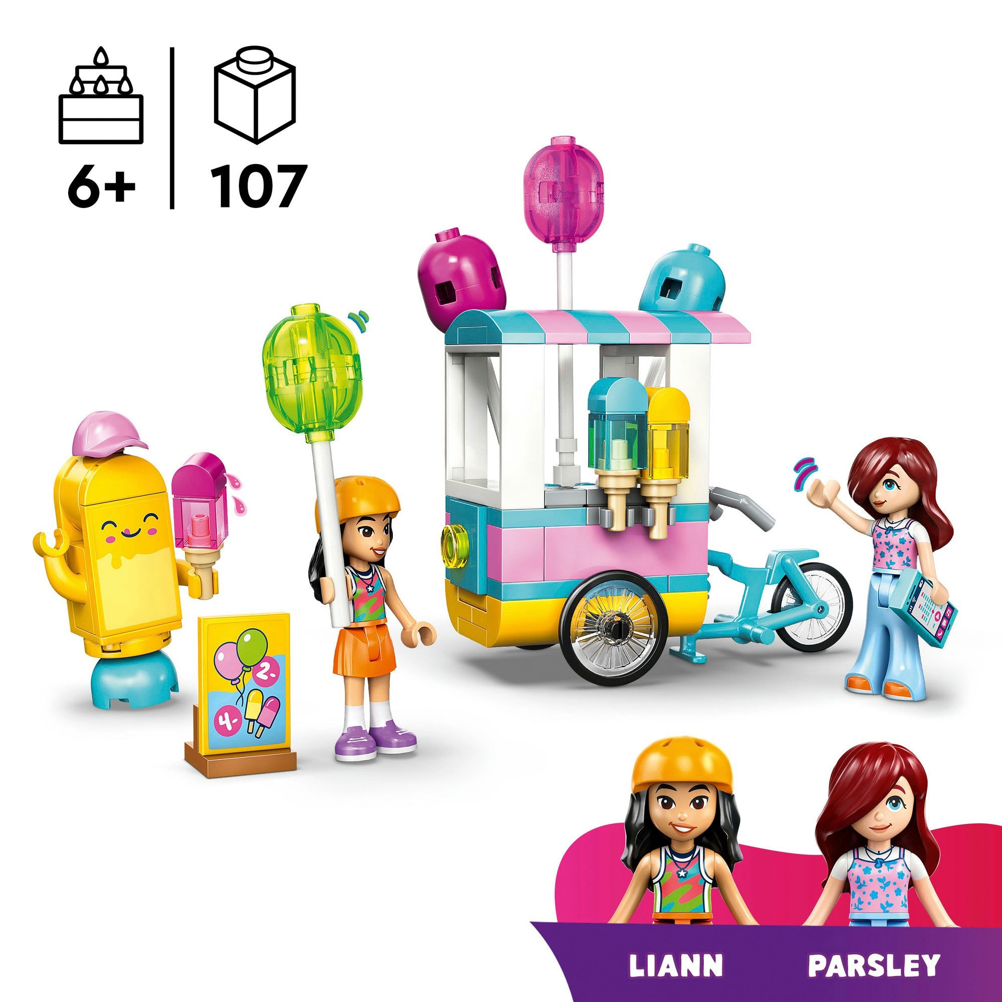 LEGO® Pions de construction »Eis- und Luftballonstand (42692), LEGO Friends« Made in Europe