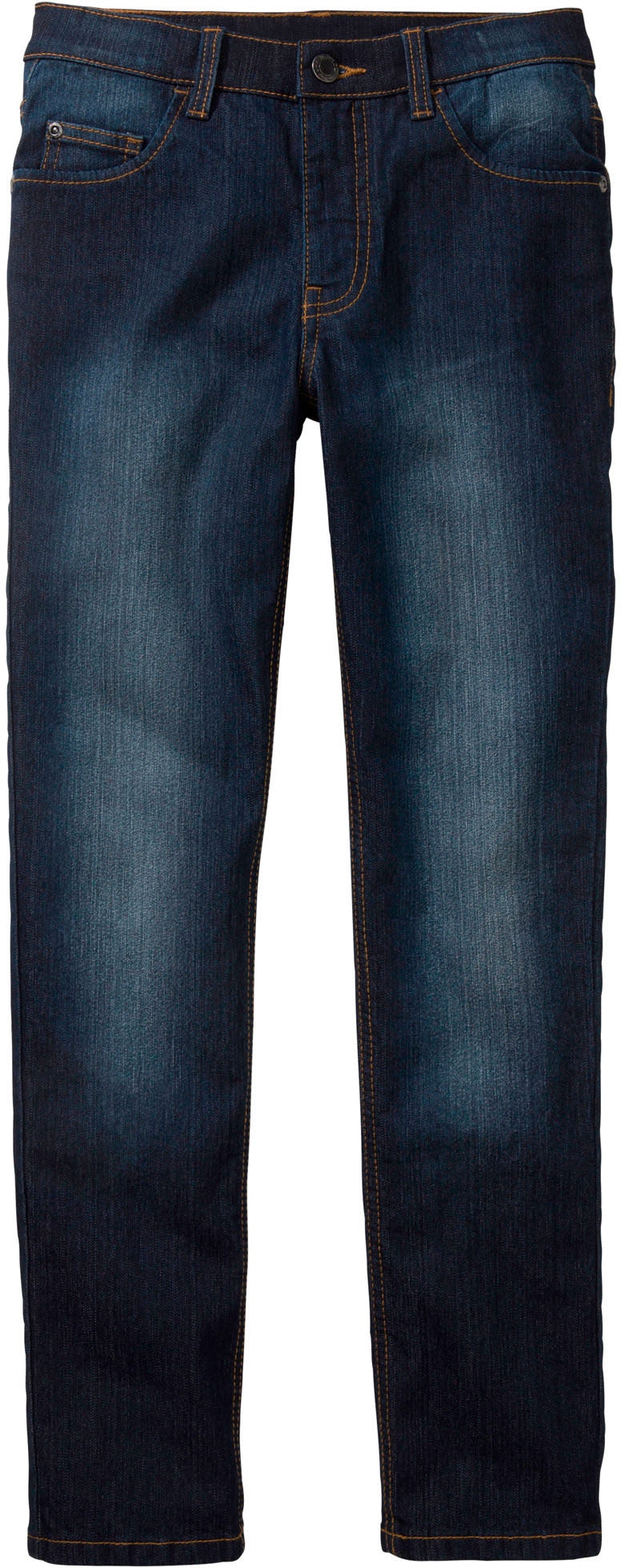 bonprix Jeans slim mit Stretch-Material, mit verstellbarem Bund, leichte Waschung